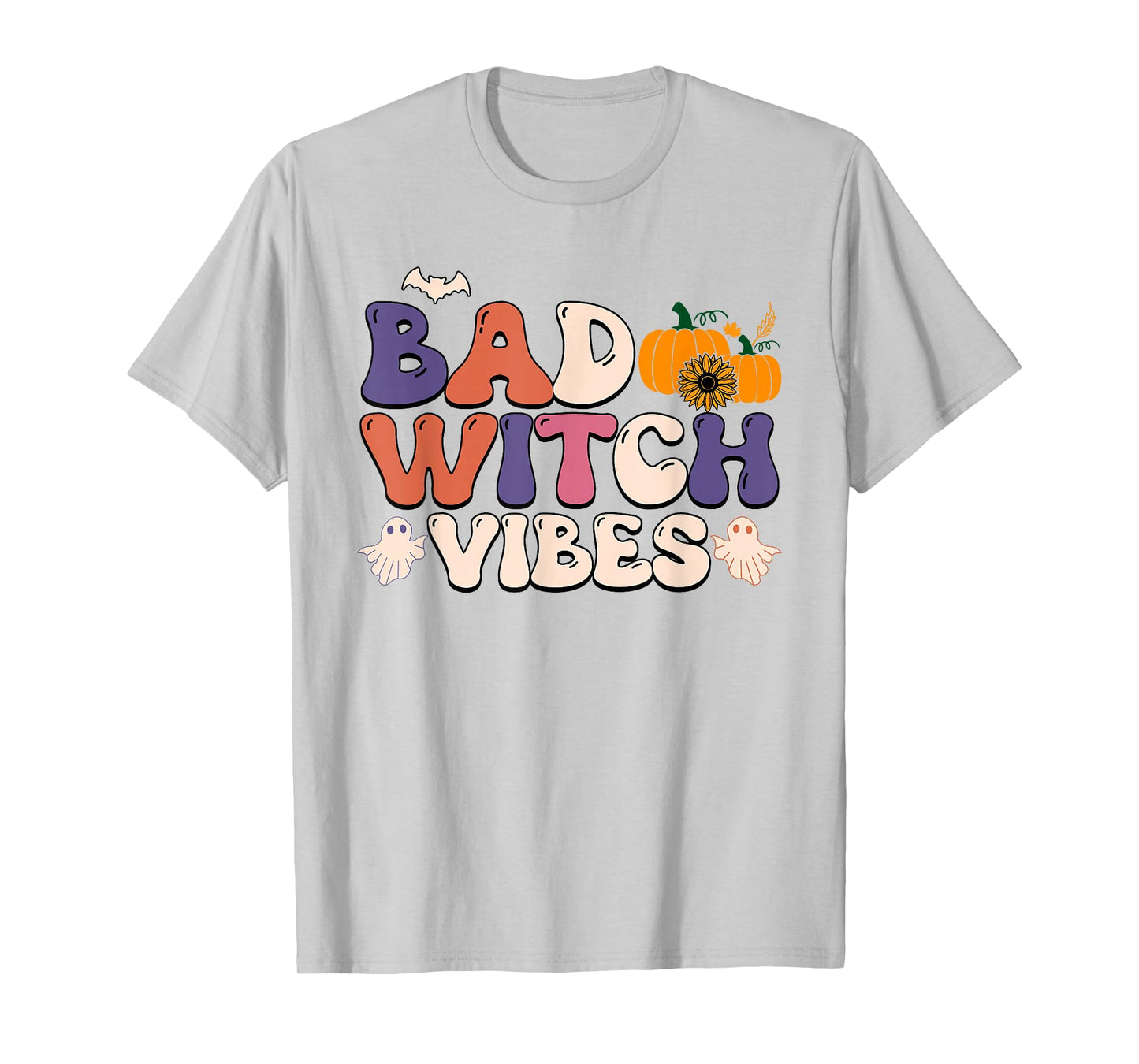 Bad Witch Vibes Cute Halloween Women T-Shirt