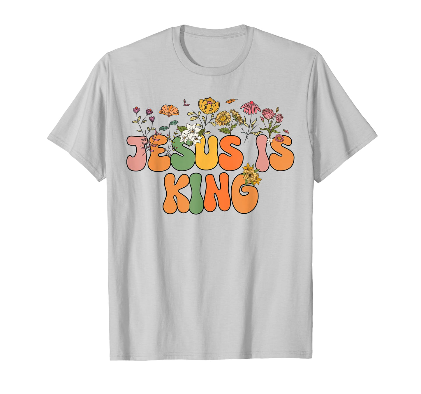 Kids Jesus Is King Christian I You Loves Women Toddler Girl T-Shirt