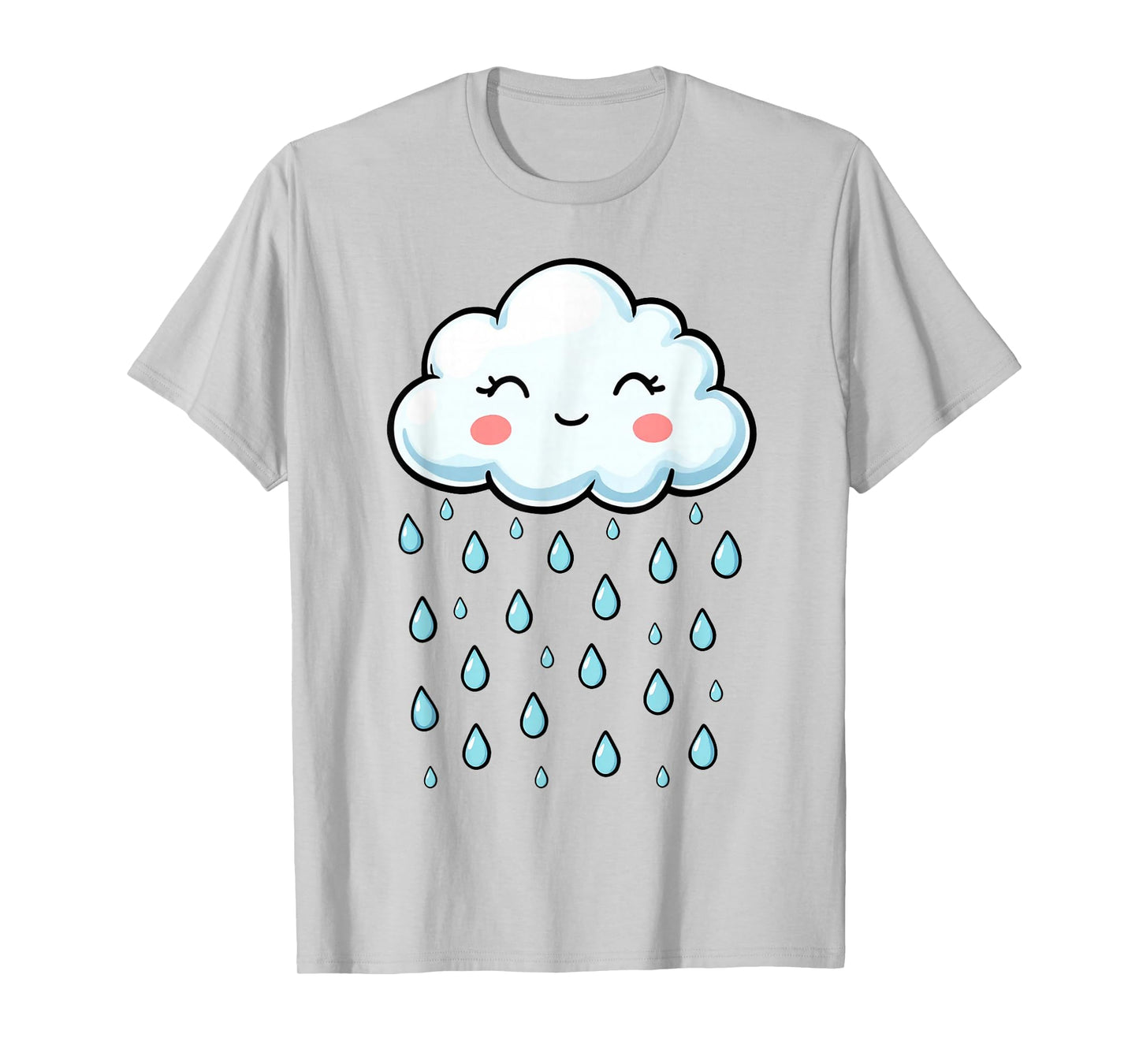 White Cloud Rain Drop Costume Christmas Halloween T-Shirt
