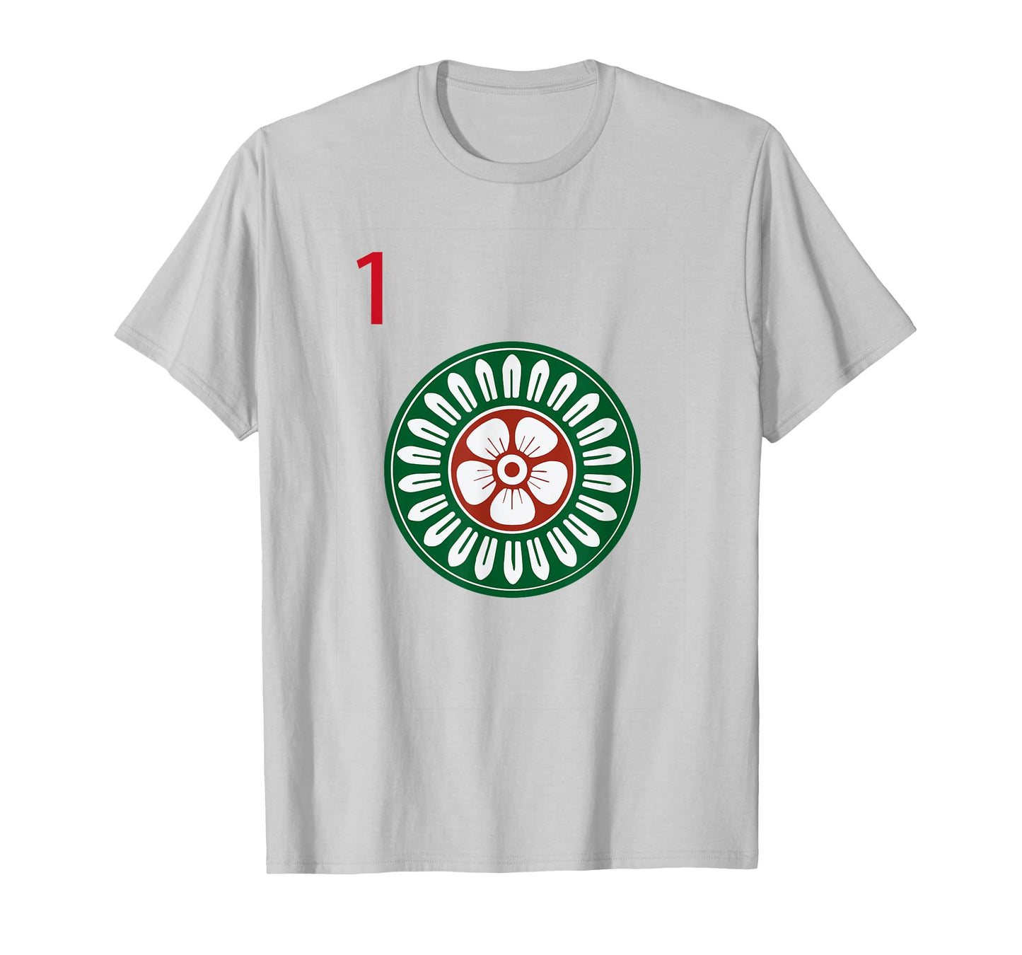 Chinese Mah Jong Dots Pinzu One Tile Mahjong Costume T-Shirt