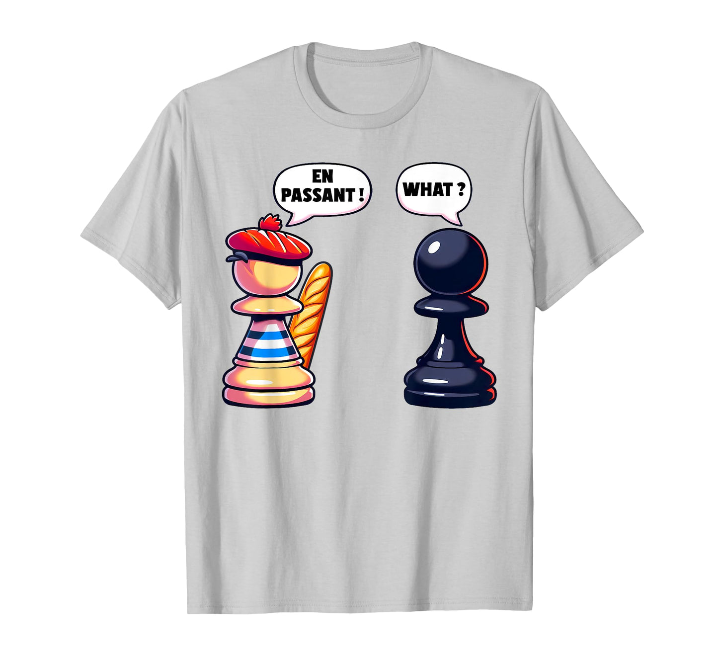 Funny Chess Pawn Move En Passant Capture Humor Checkmate T-Shirt