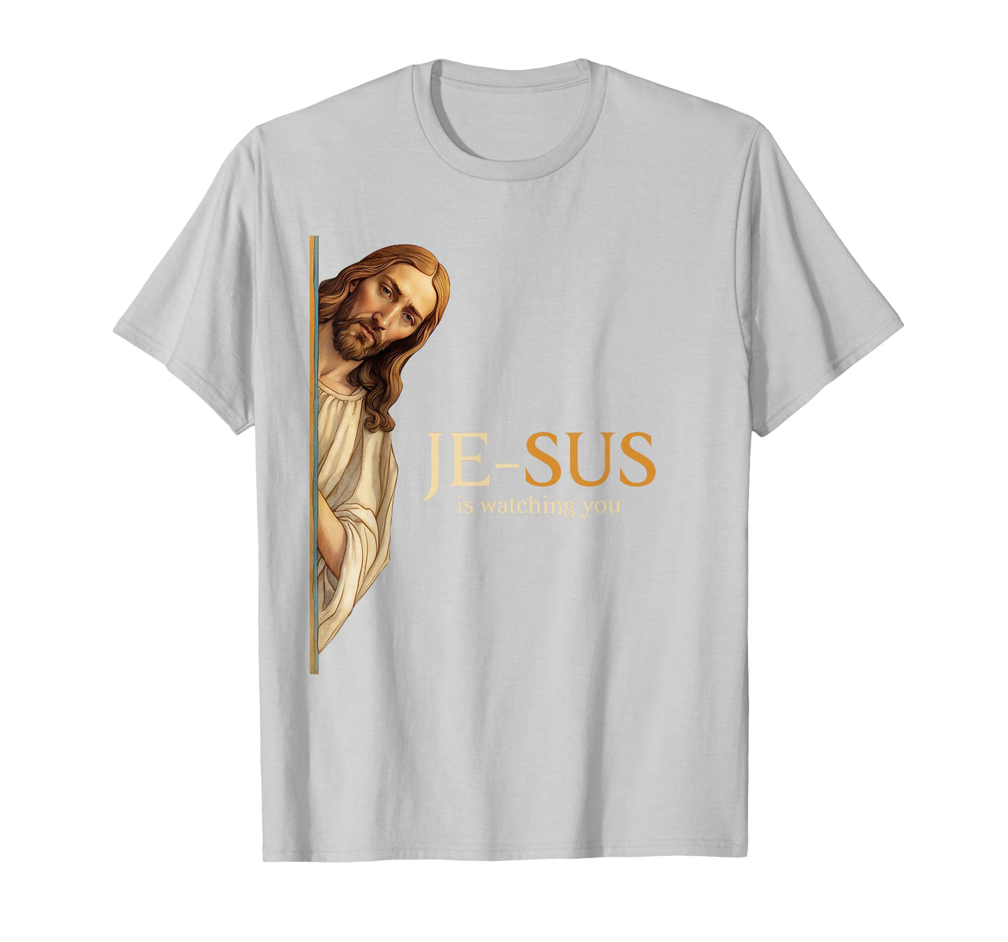 Spiritual watchful Jesus Jesus is watching you T-Shirt