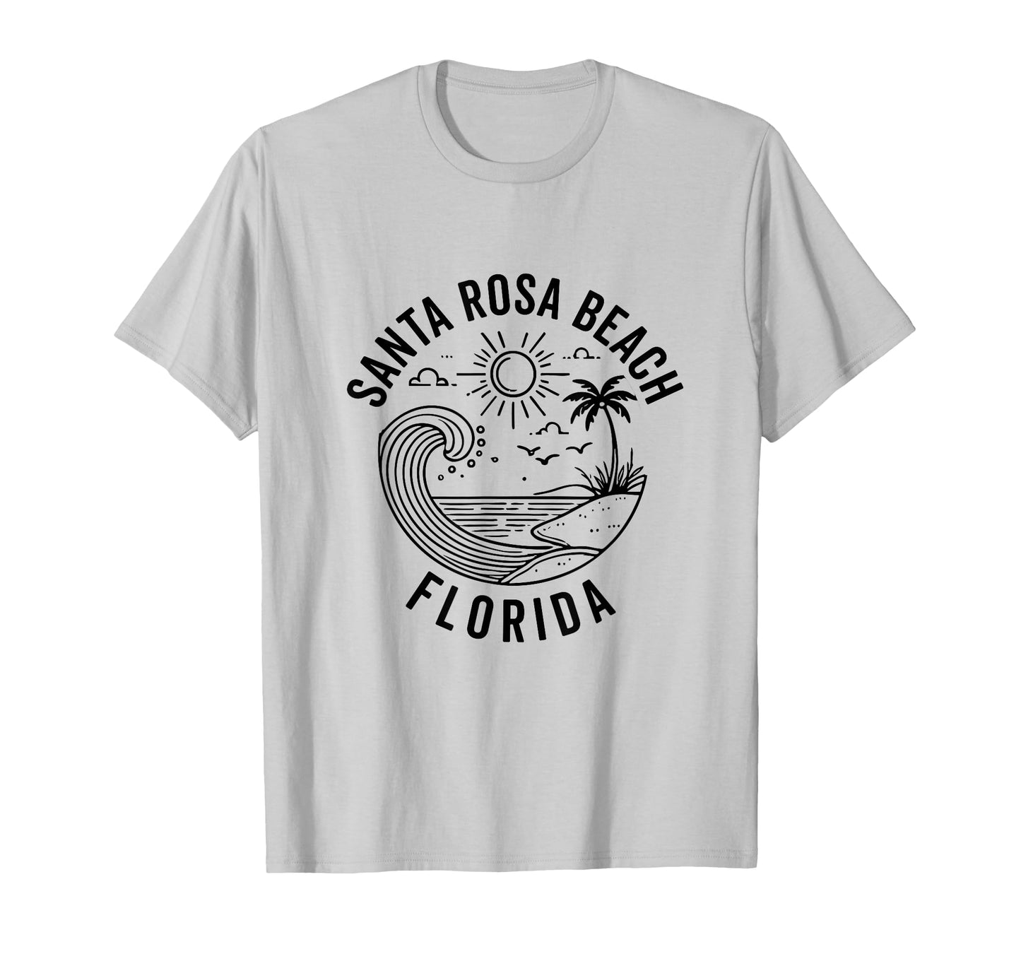 Santa Rosa Beach Florida Souvenir Walton County T-Shirt