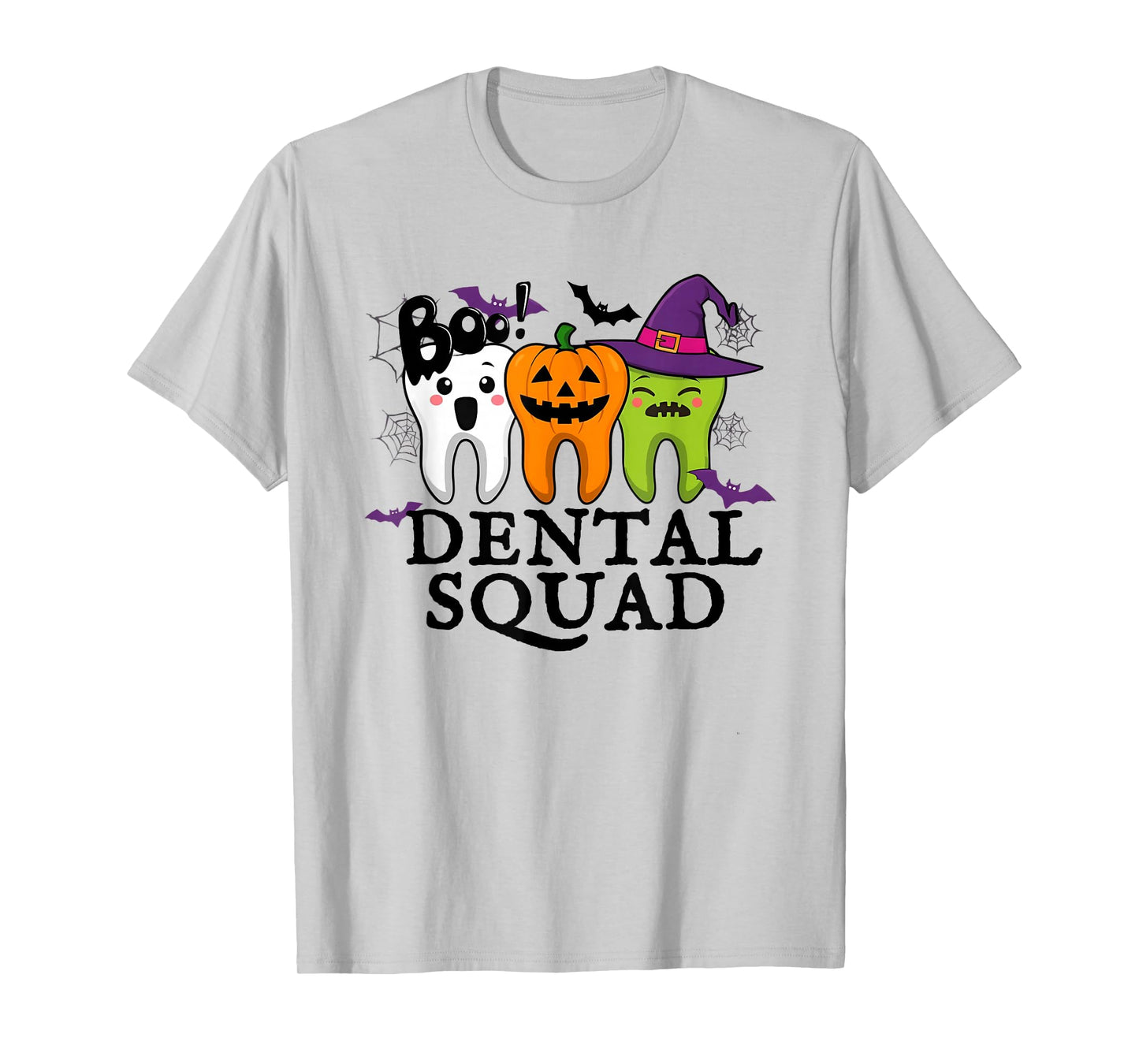Halloween Dental Boo Crew Dentist Costume Ghost Humor Tooth T-Shirt