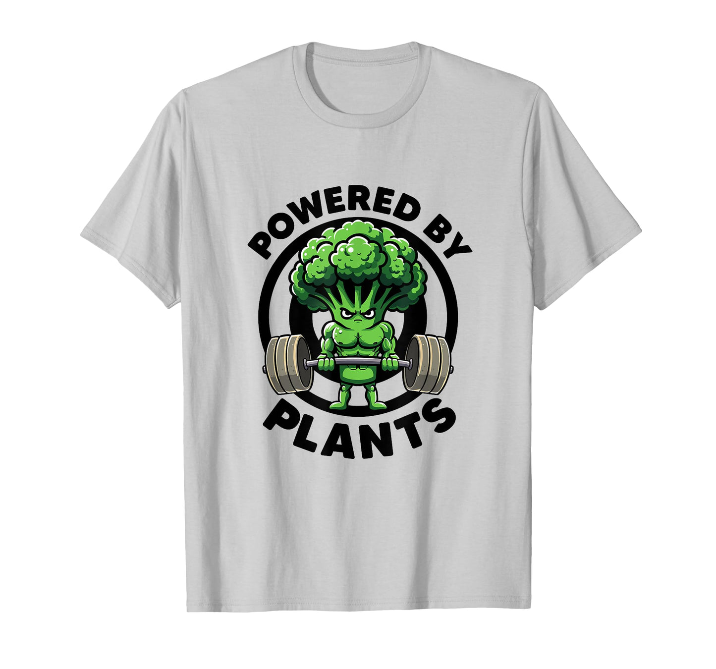 Powered By Plants Vegan Athlete Vegan Gym Vegan Bodybuilding T-Shirt