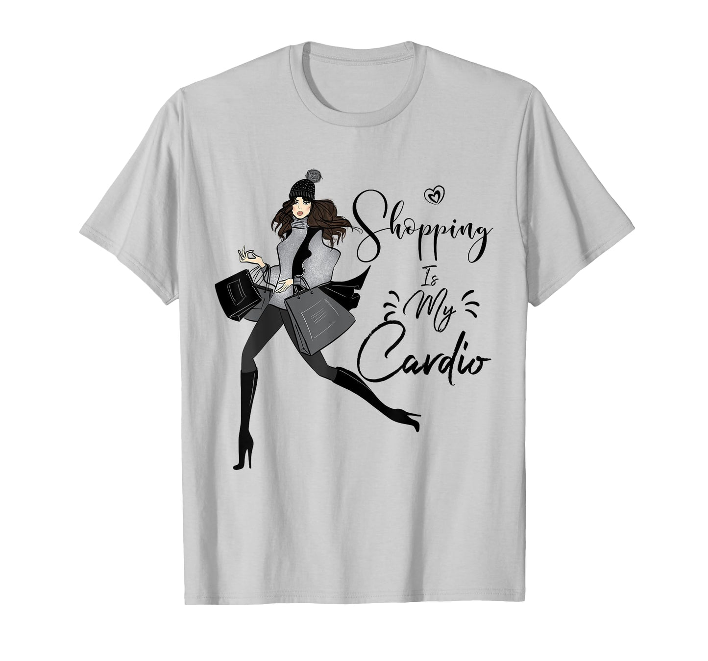 Shopping is my Cardio I Fitness Gym Tee T-Shirt