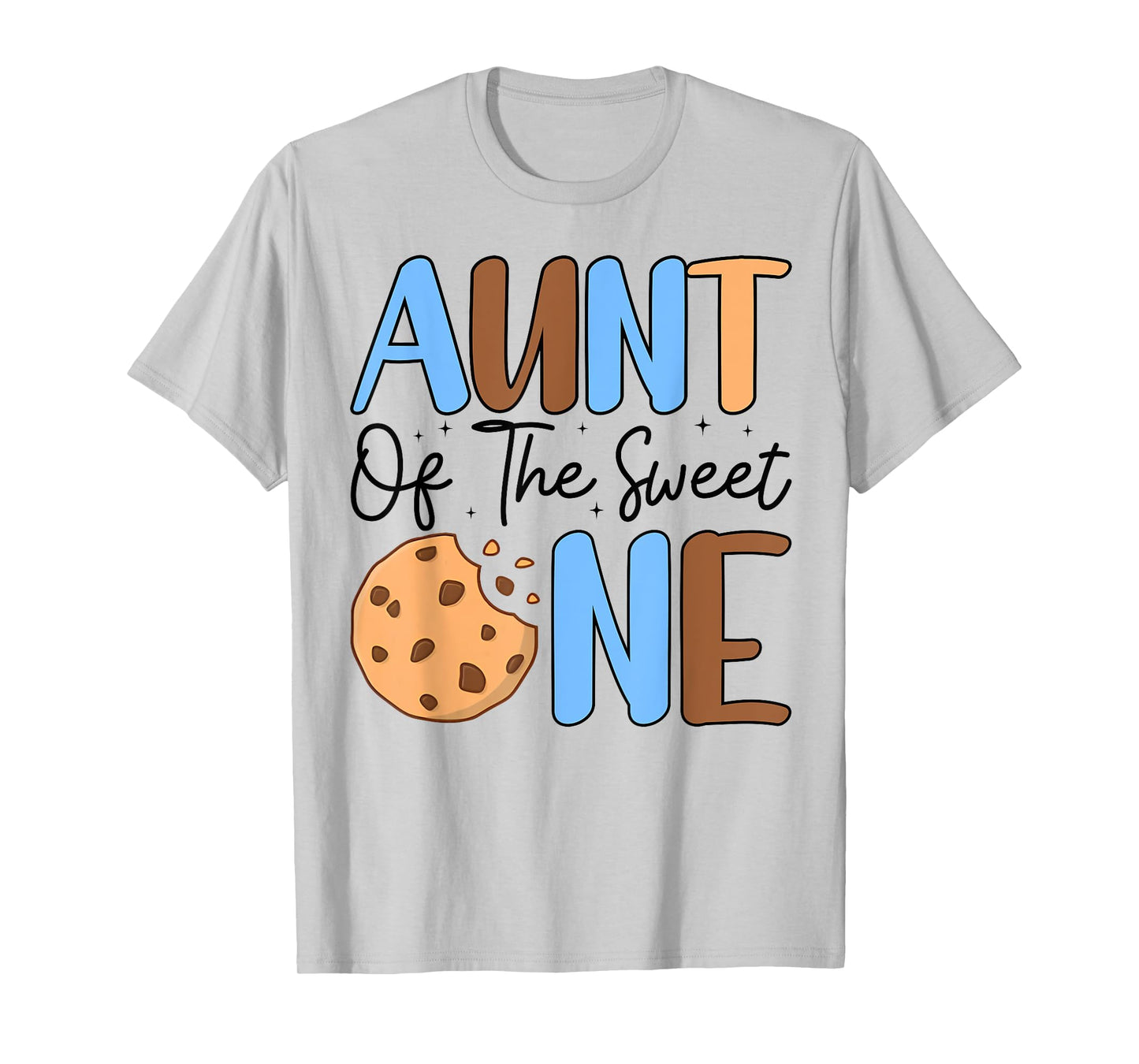 Aunt Of The Sweet One Cookies & Milk 1st Birthday Family T-Shirt