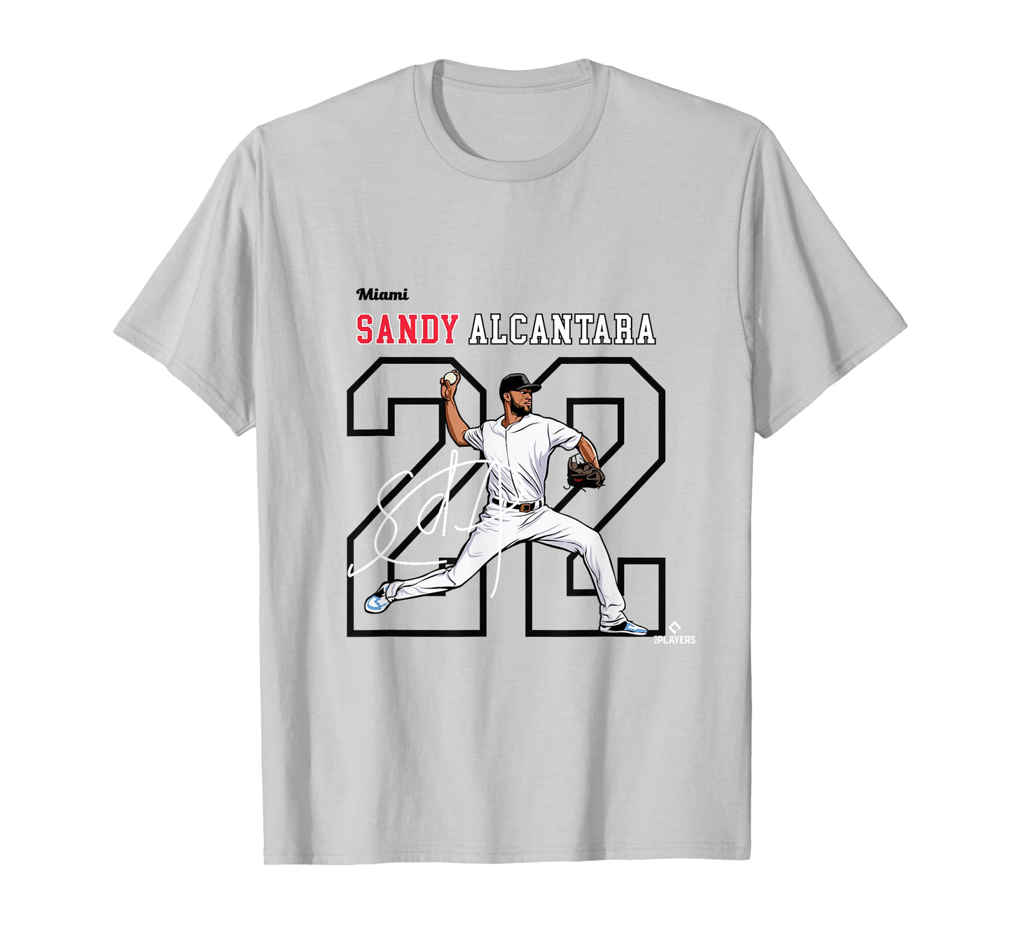 Sandy Alcantara | Miami Baseball Players | MLBSAL3005 T-Shirt