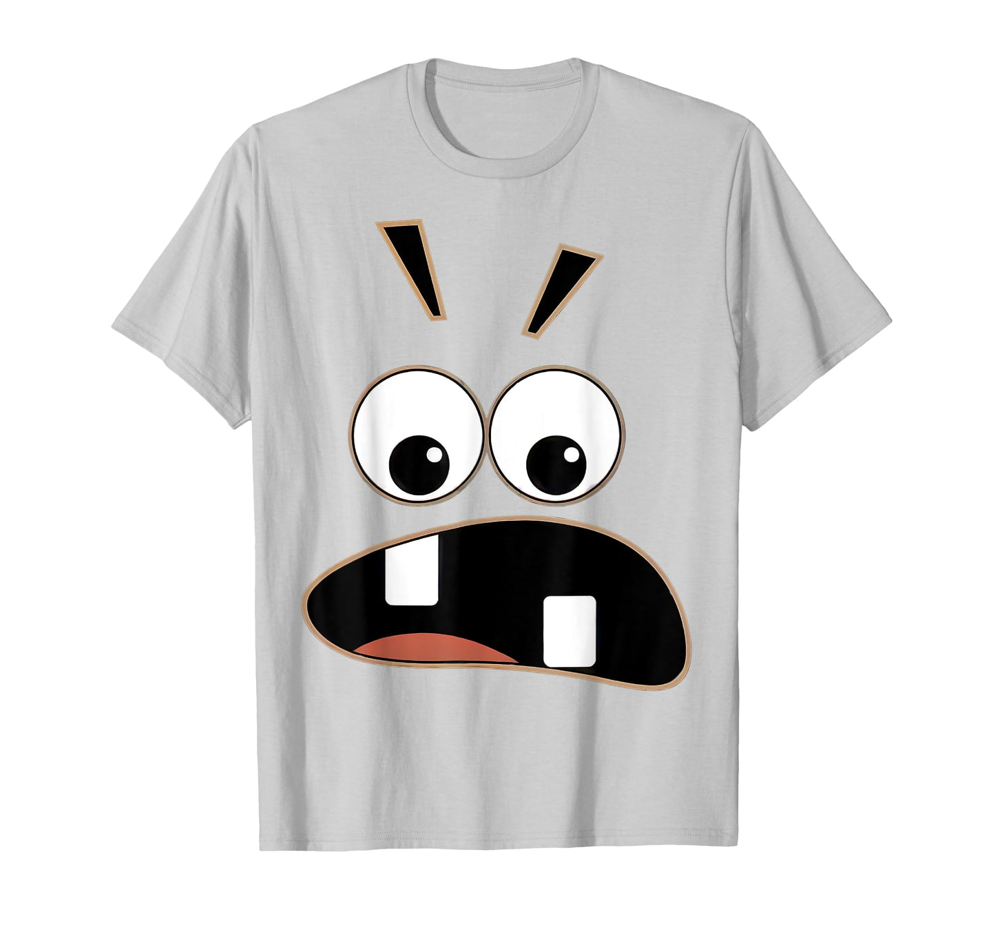 Funny Carrot Creepy Face Halloween costume Kids Men Women T-Shirt