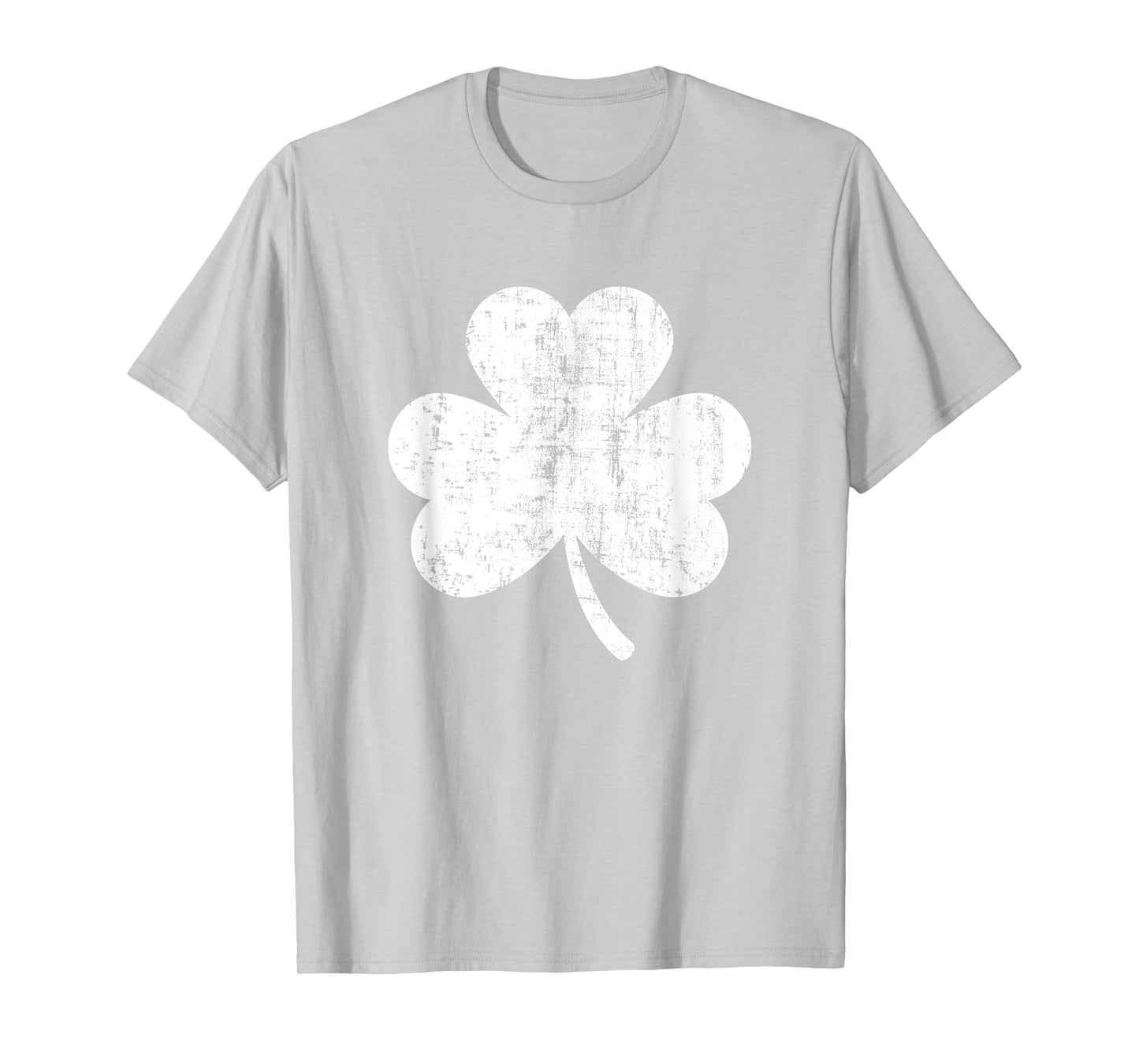 Shamrock Retro Distressed Three Leaf Clover St Patricks Day T-Shirt