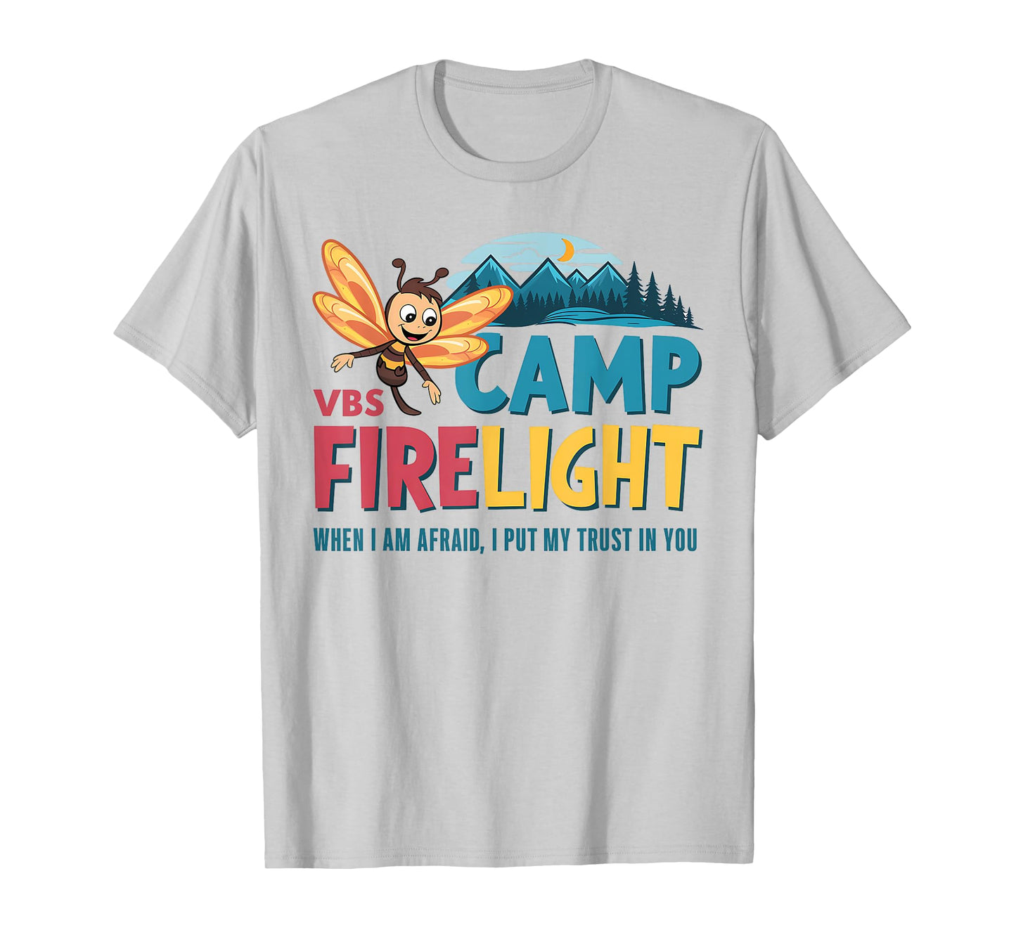 Camp Firelight VBS Camp Vacation Bible School Firework 2025 T-Shirt