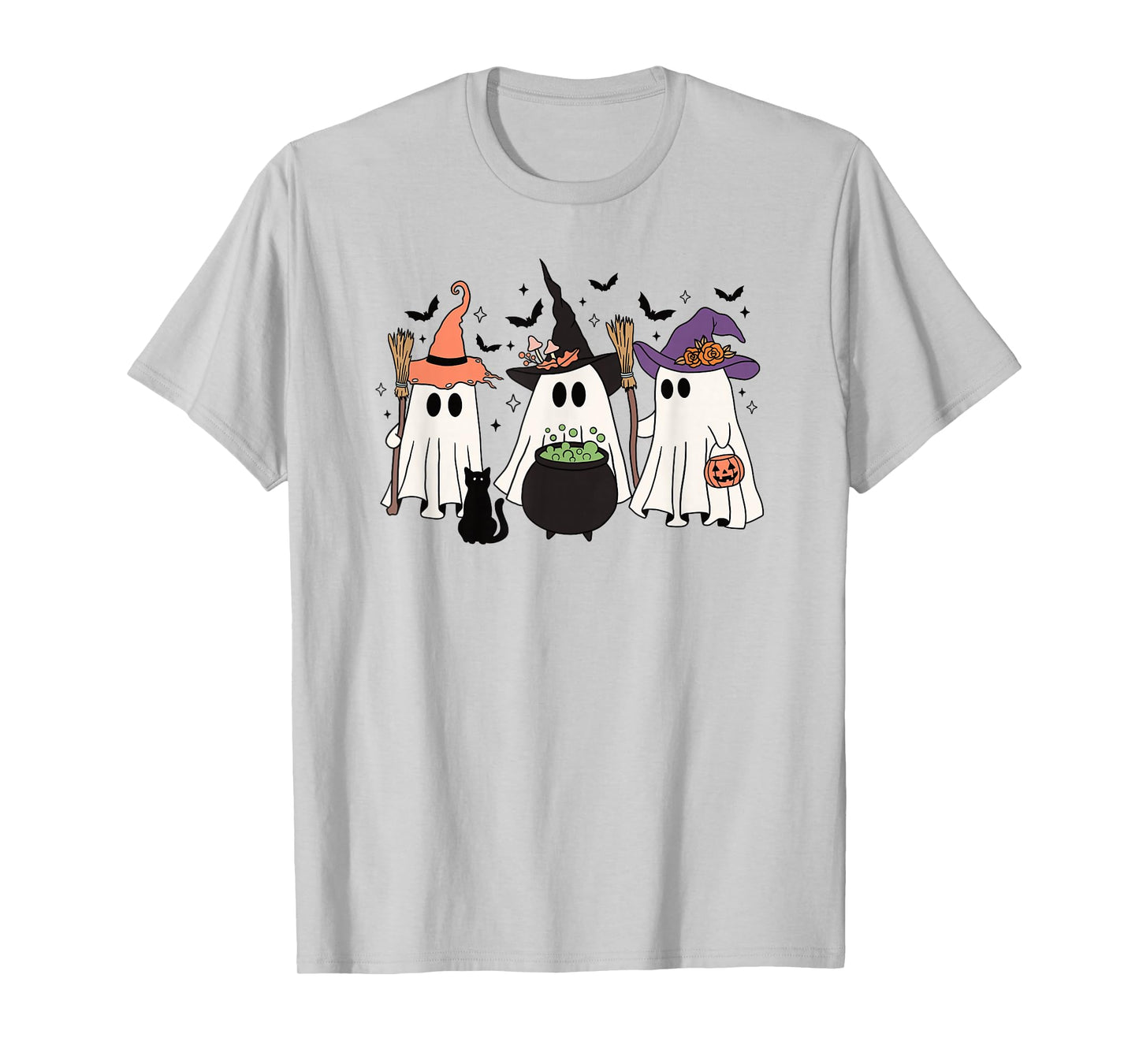 Halloween Witch Ghost Trio T-Shirt