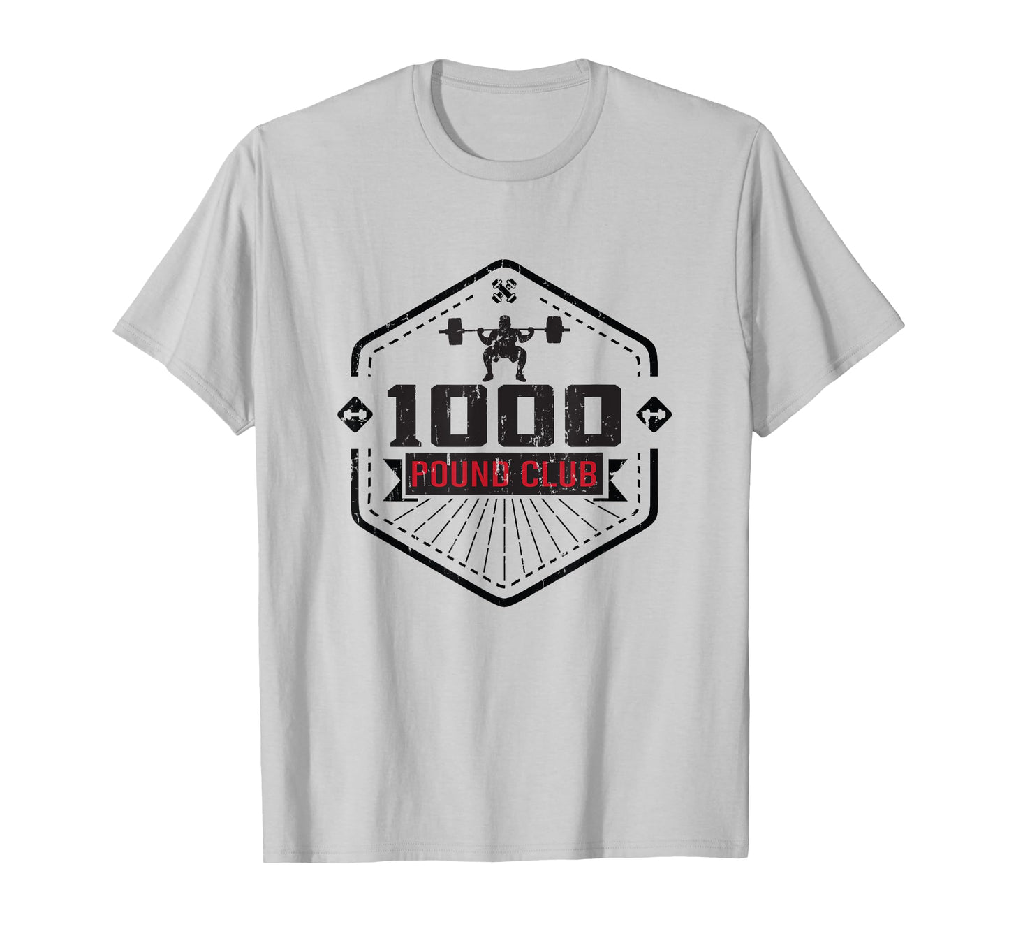 1000 Pound Club - Weightlifting Weights Gym Mens T-Shirt