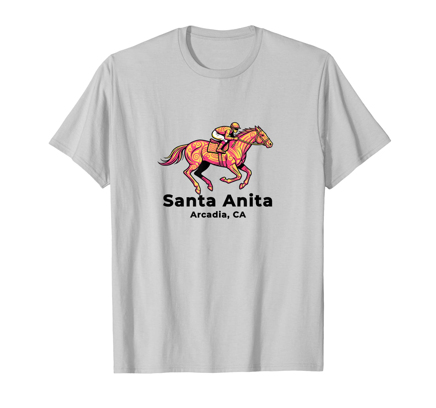 Santa Anita Park California Horse Racing Track Arcadia Race T-Shirt