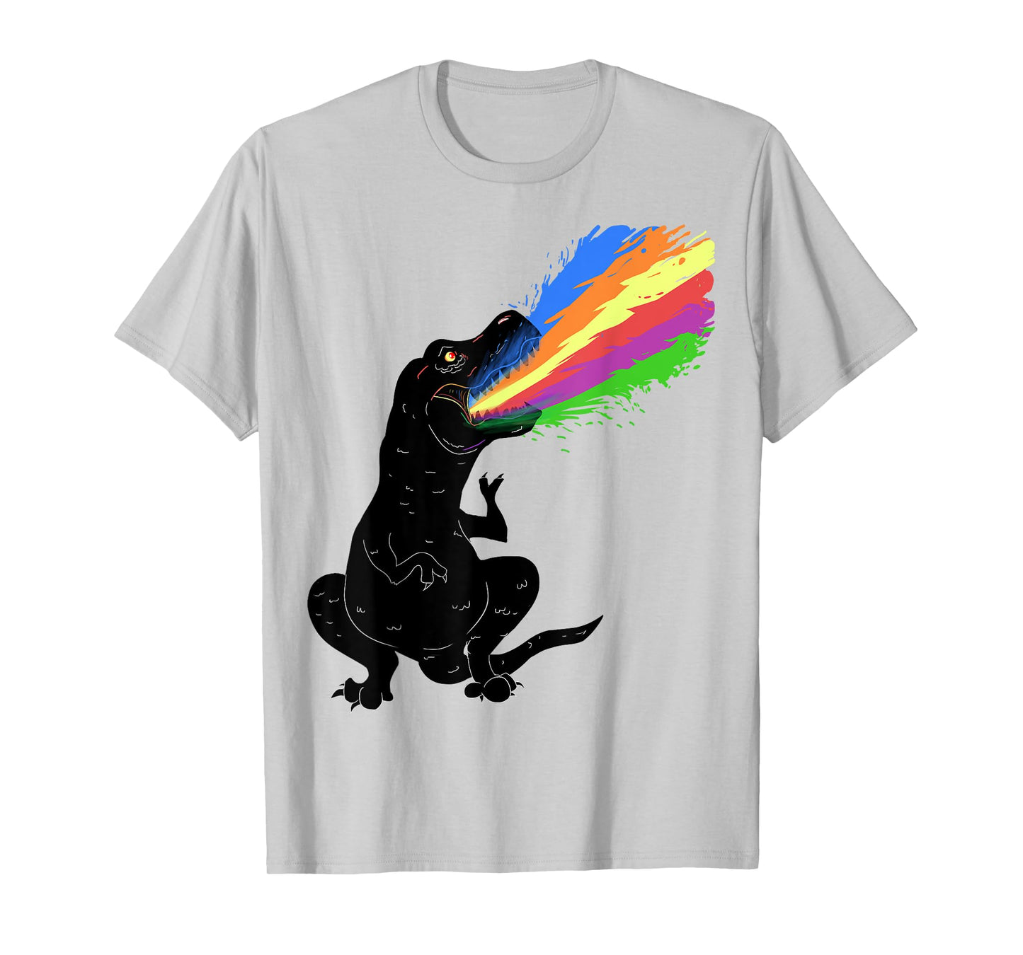 Tyrannosaurus Rex Shooting Rainbow Laser, Dinosaur T-Shirt
