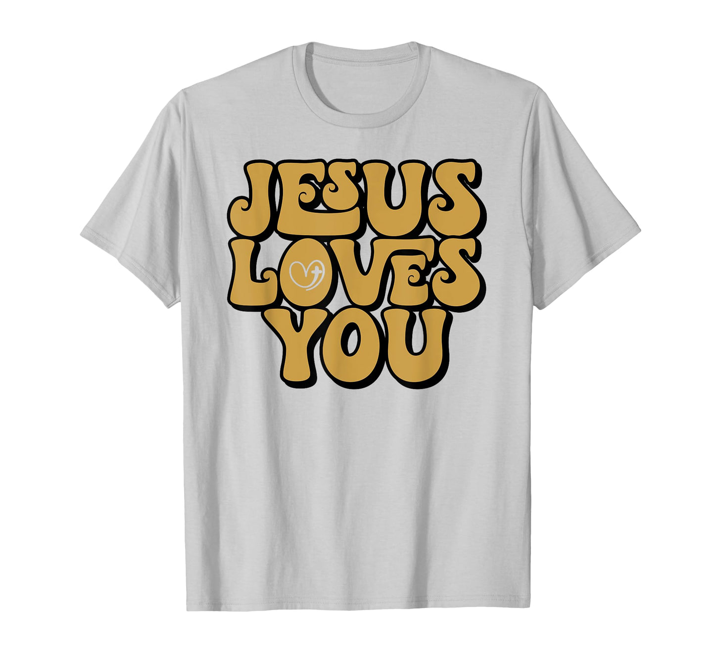 Jesus Loves You Retro Vintage Style Graphic Men Womens T-Shirt