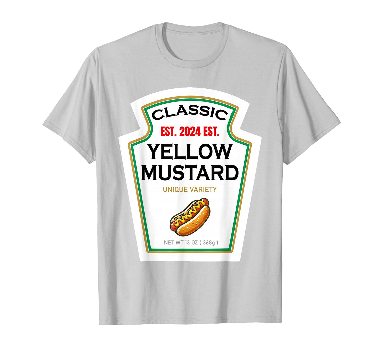 Mustard Halloween DIY Costume Family Matching Ketchup Sauce T-Shirt