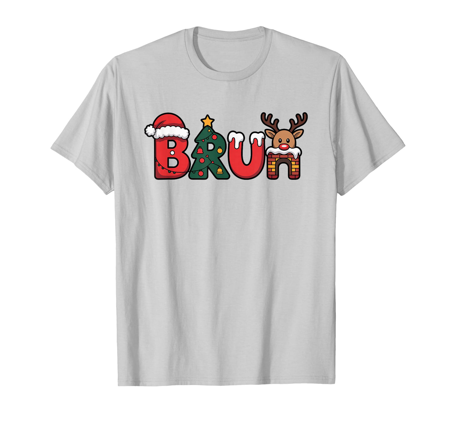 Bruh Meme Christmas Funny Saying Bro Greeting Teens Boys T-Shirt