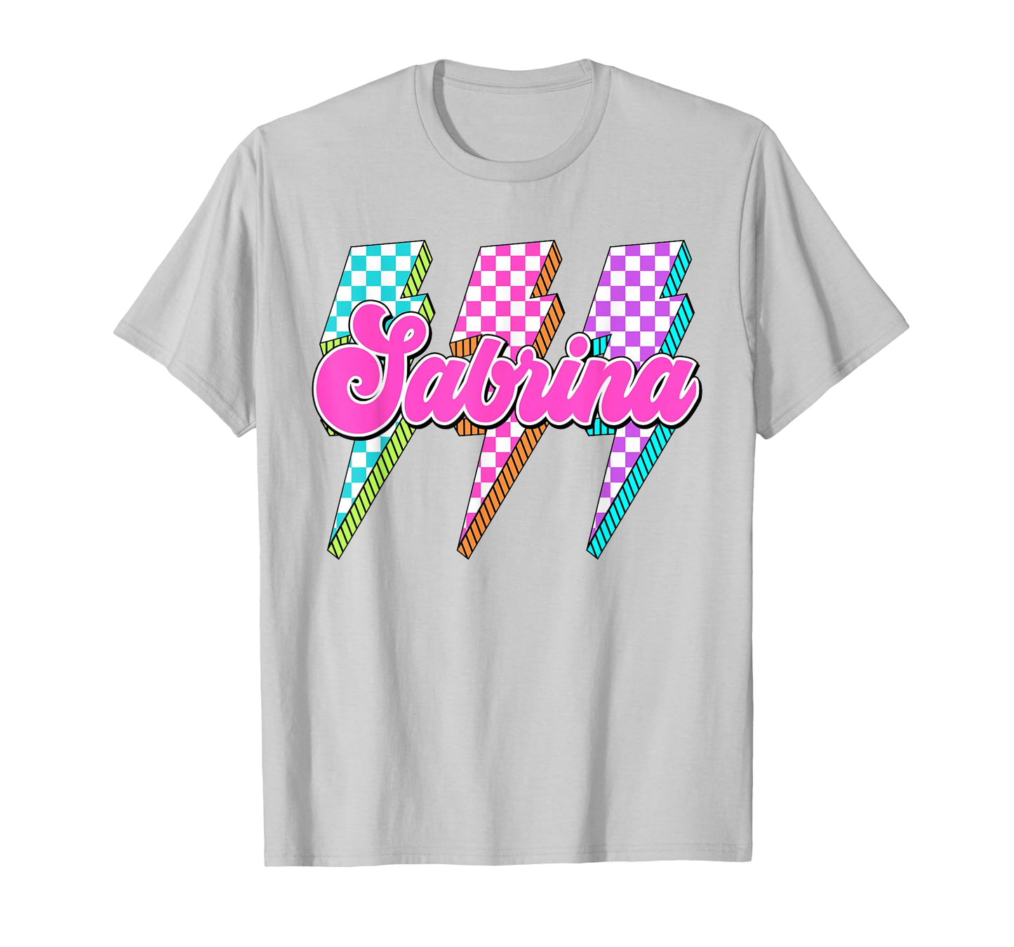 Sabrina Checkered I Love Sabrina 80's Vintage T-Shirt