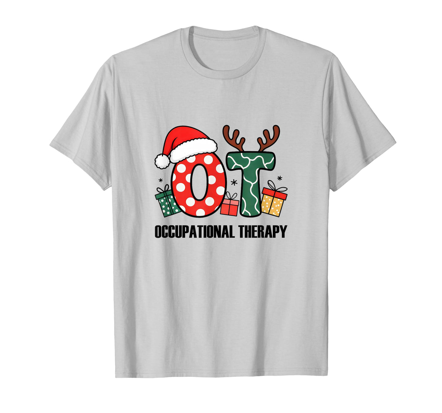 Occupational Therapy OT Therapist Christmas T-Shirt