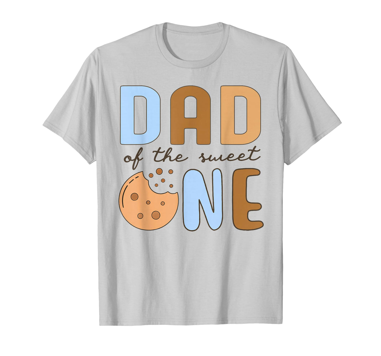 Dad Of The Sweet One Cookies and Milk 1st Birthday Party T-Shirt