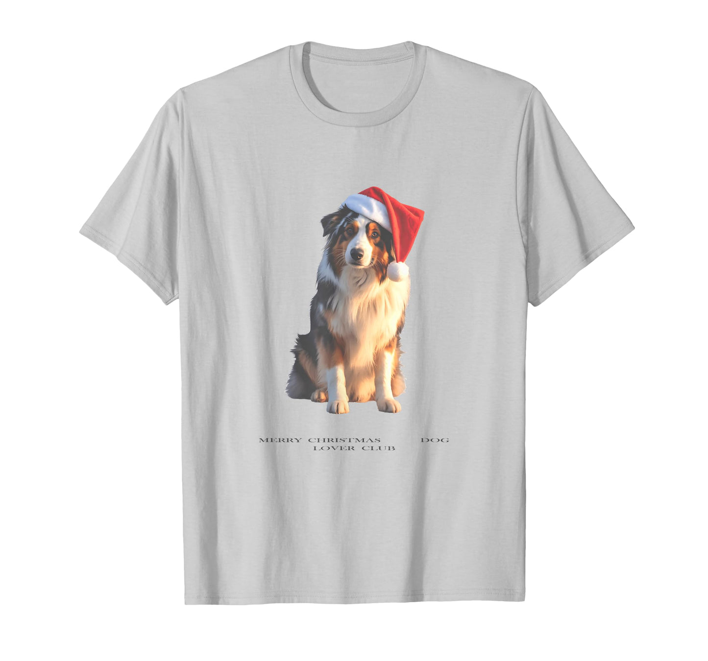 Australian Shepherd Christmas Dog Vintage T-Shirt