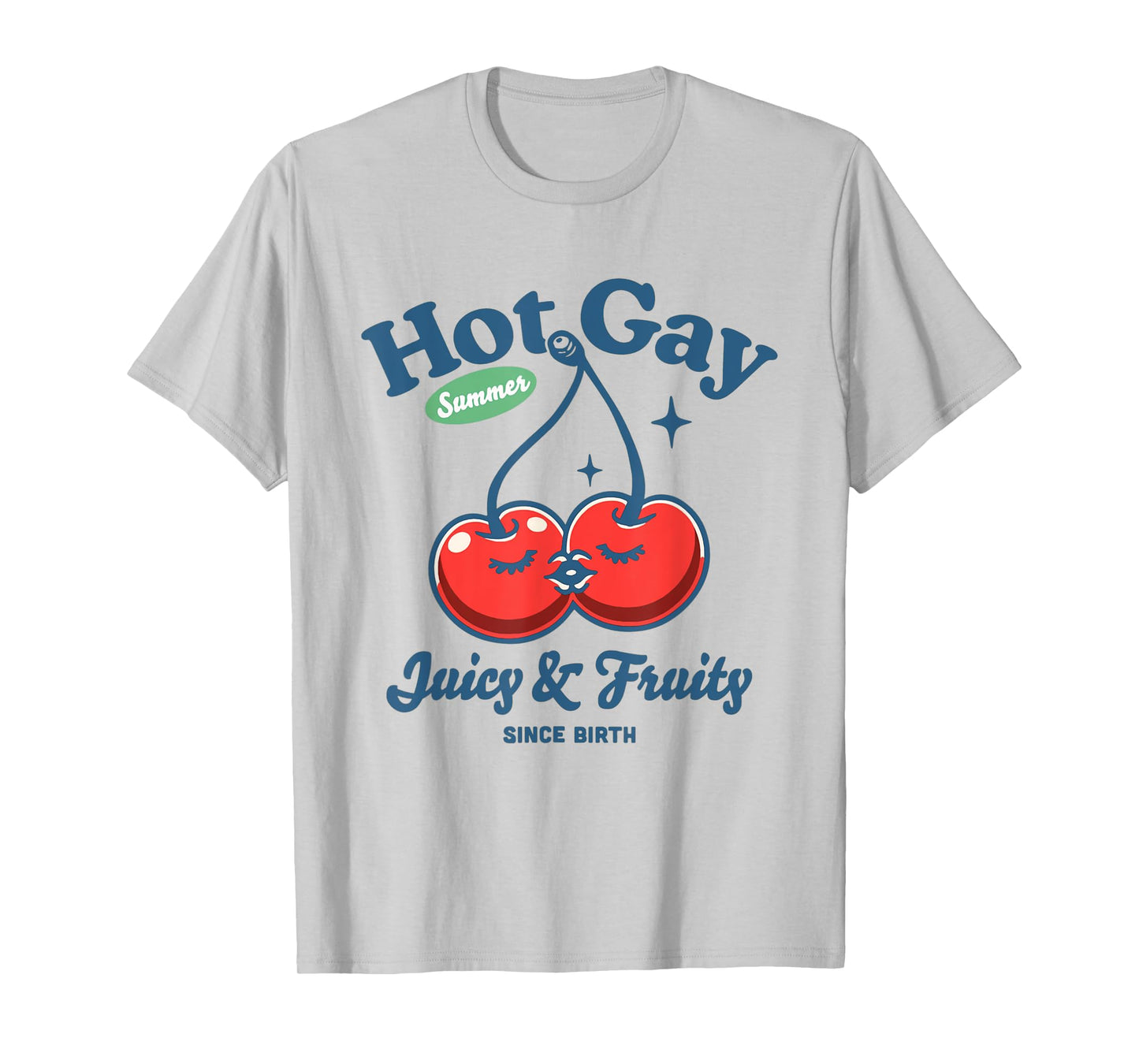 Vintage Hot Gay Summer Juicy and Fruity Gay Pride LGBTQ T-Shirt