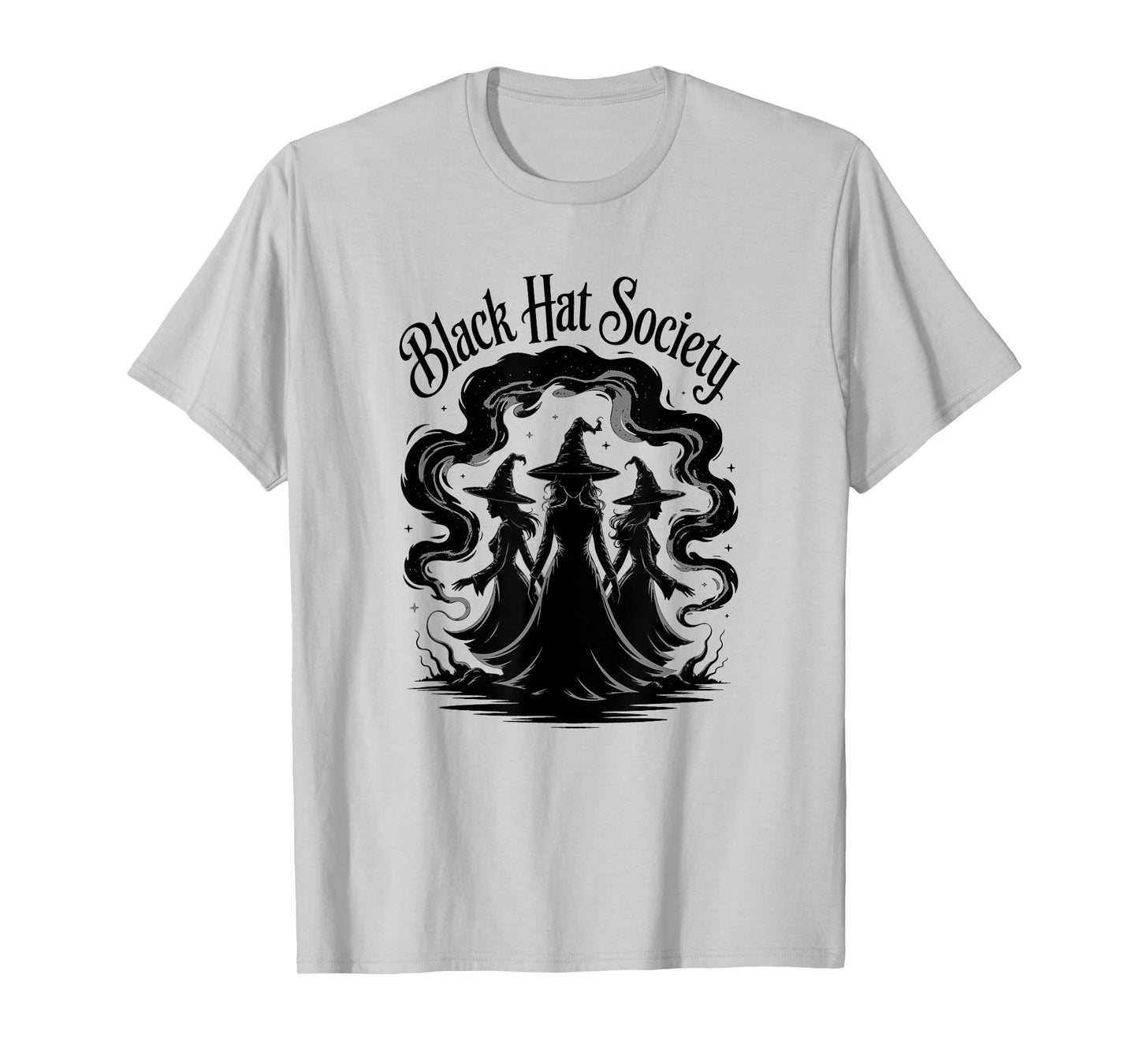 Funny Halloween Witch Black HAT Society T-Shirt