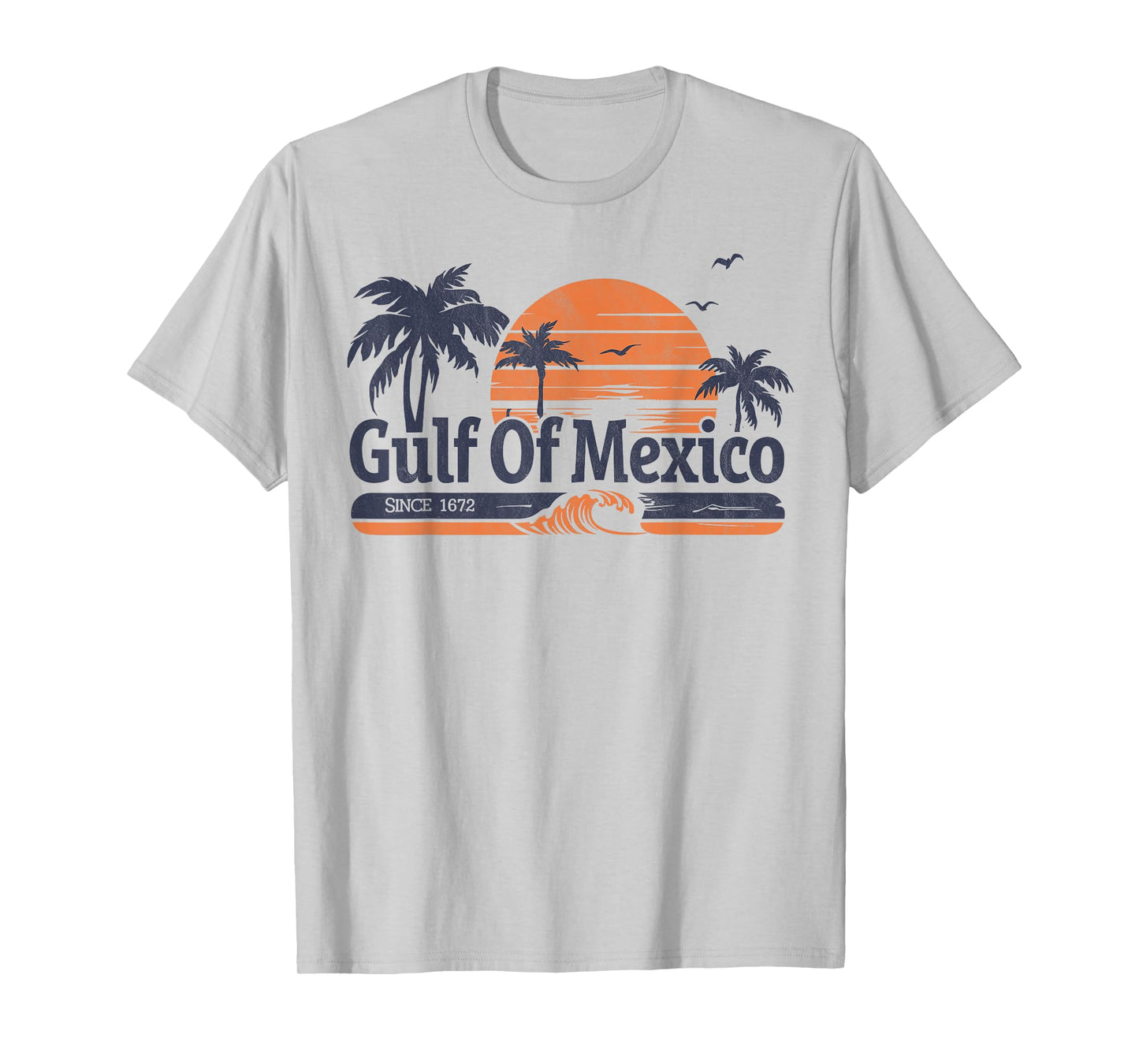 Gulf of Mexico 1672 retro Gulf of Mexico forever T-Shirt