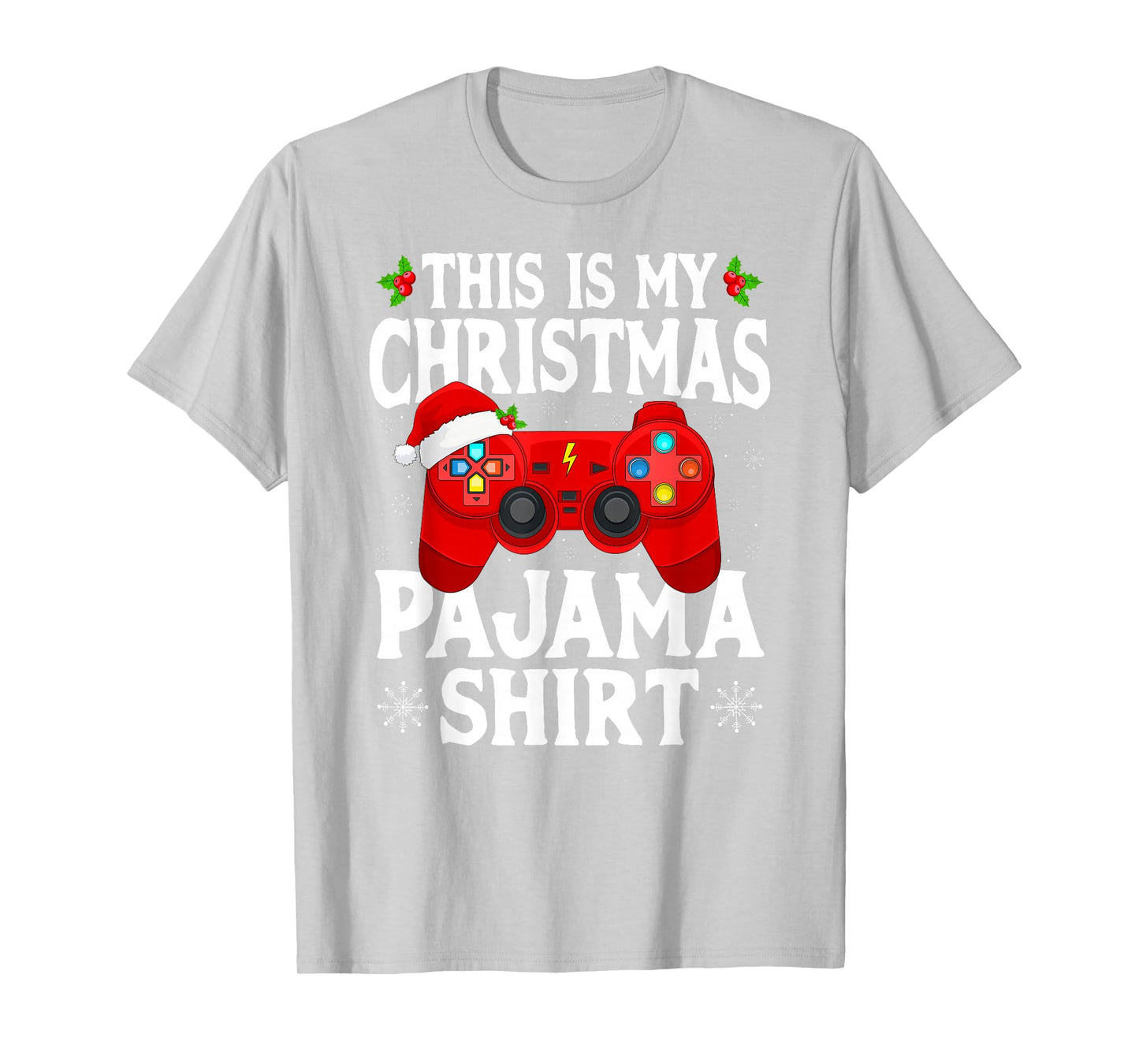 This is My Christmas Pajamas Video Game Gamer Boys Kids T-Shirt