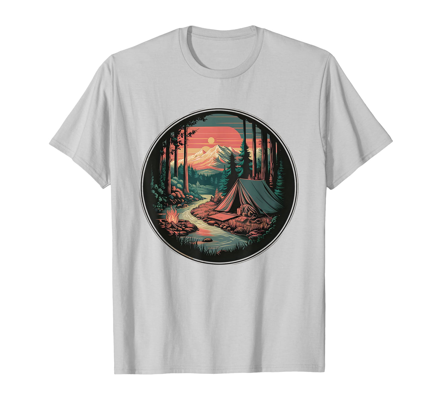 Trees Wildlife Nature Vintage Forest T-Shirt