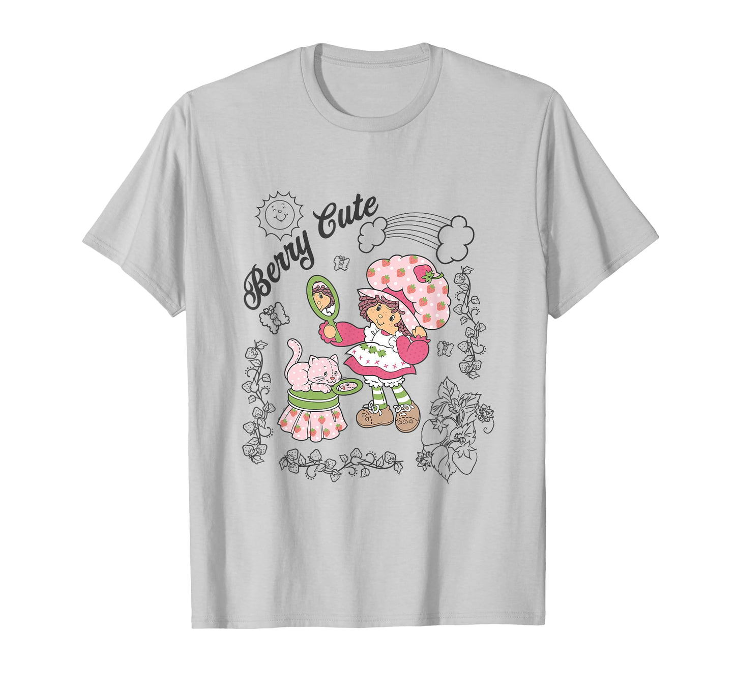 Strawberry Shortcake & Kitty Custard Berry Cute T-Shirt