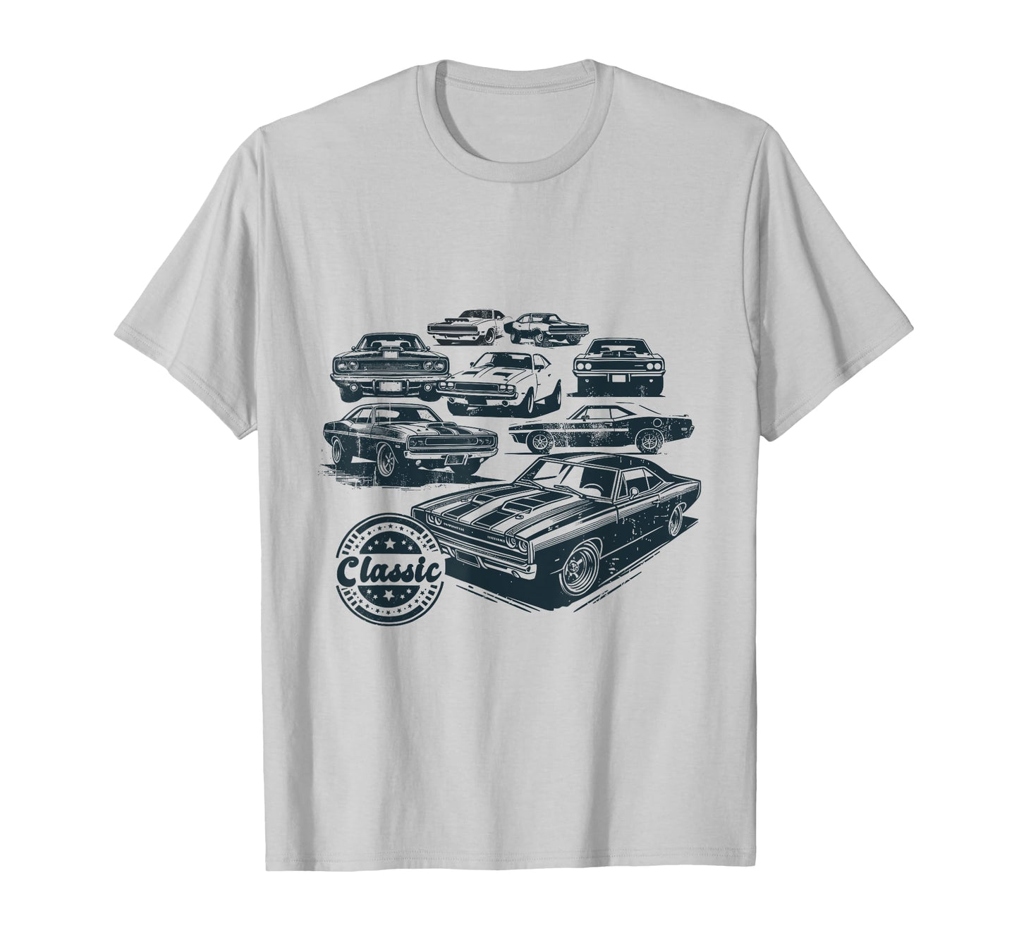 Classic Car Collection Vintage Muscle Cars T-Shirt