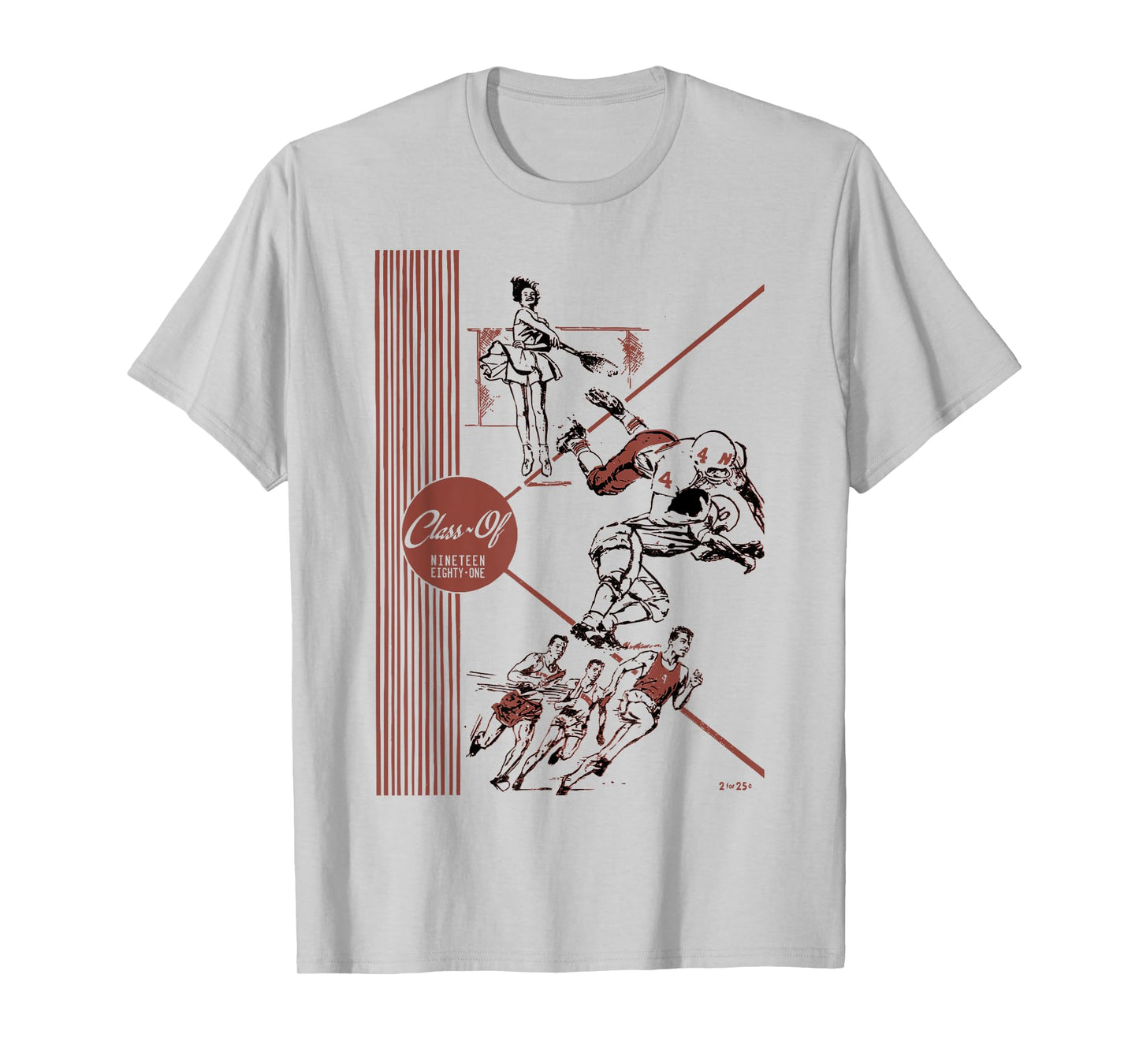 Class of 1981 Old School Retro Vintage Nostalgia Gen X Best T-Shirt