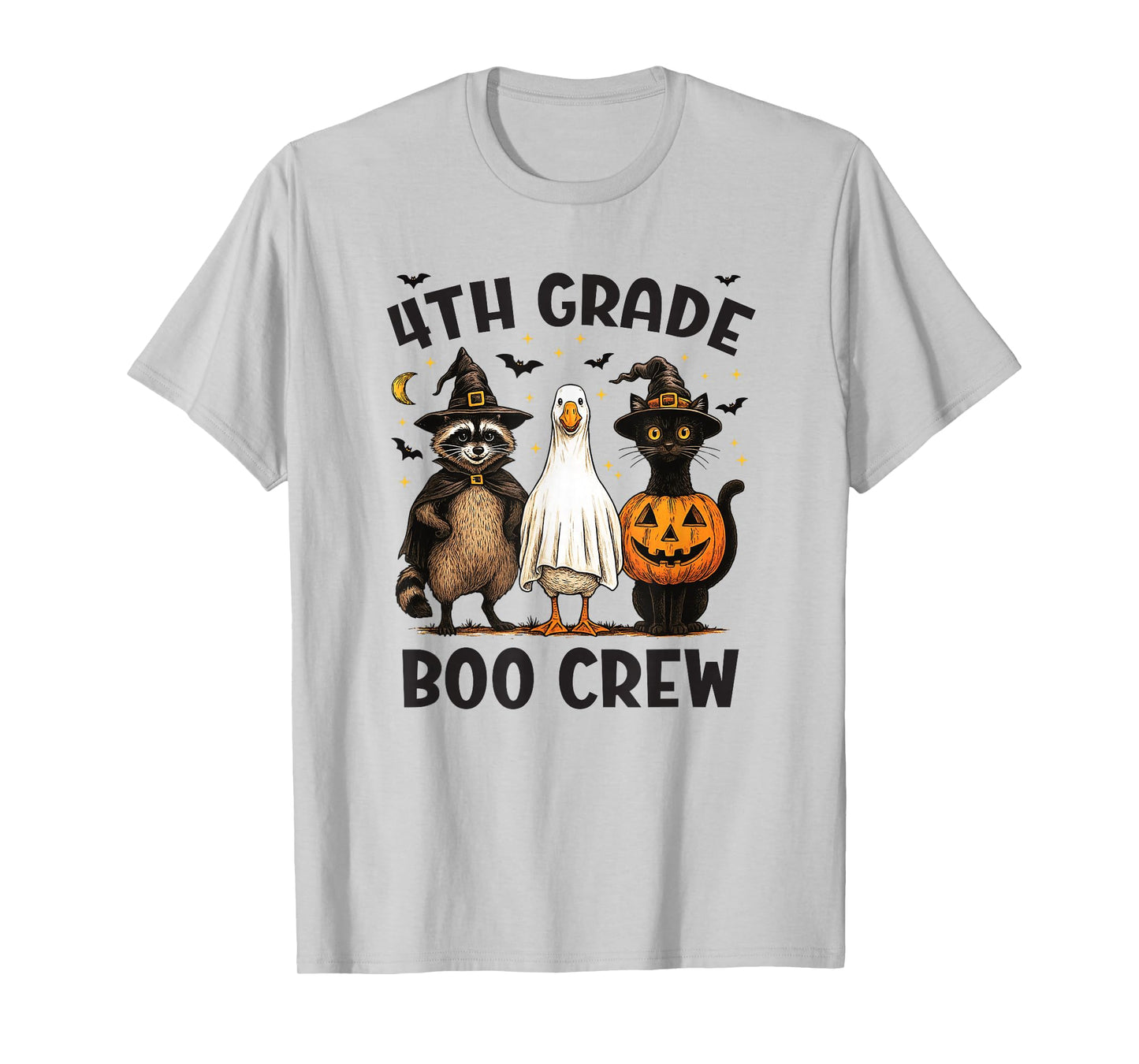 4th Grade Boo Crew Halloween Costume T-Shirt