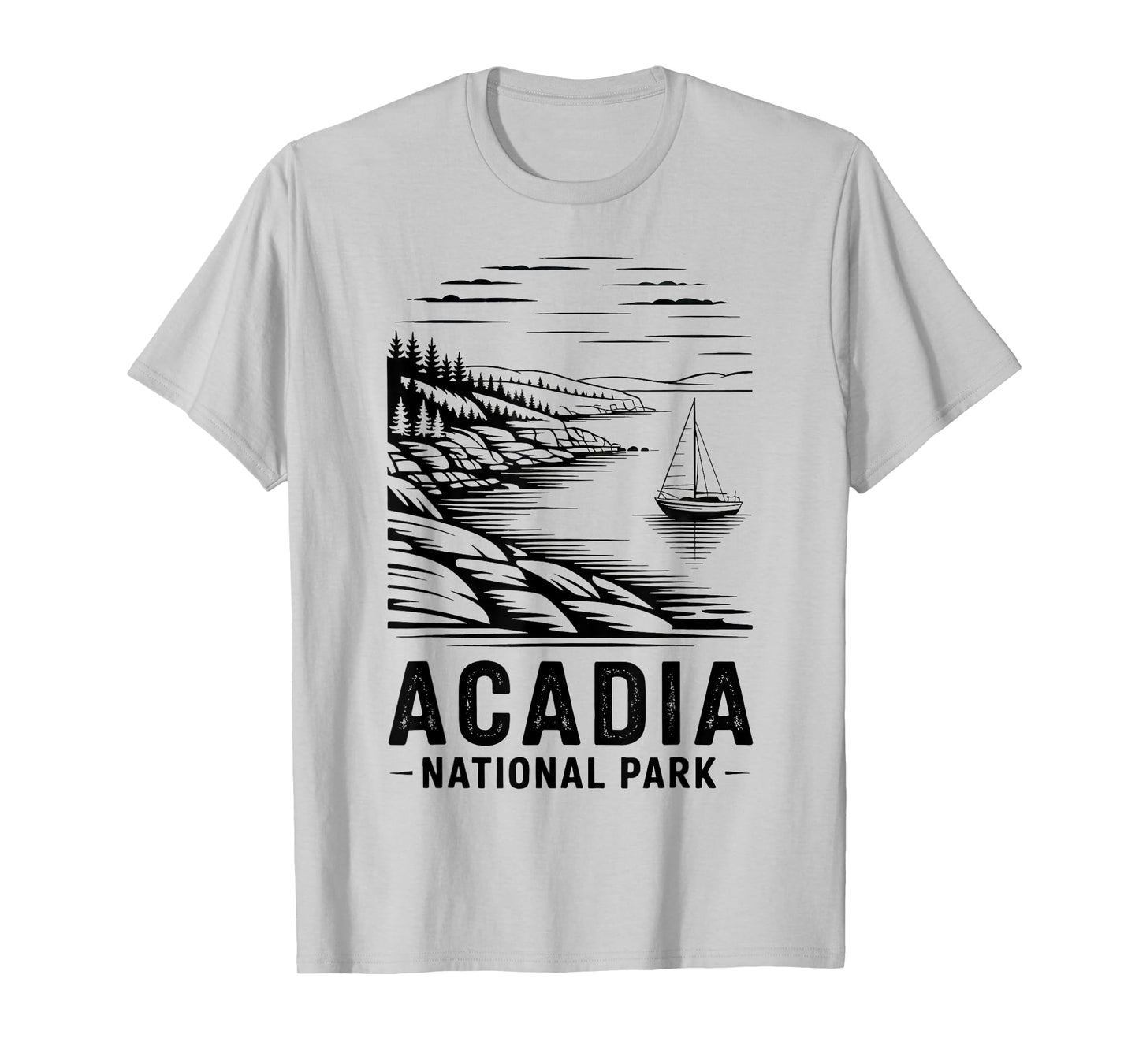 Acadia National Park Retro Outdoor Camping US National Park T-Shirt