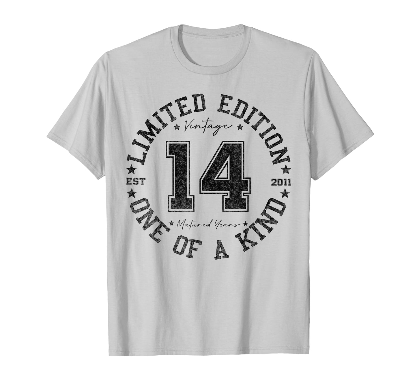 14 Year Old Gifts Vintage 2011 Limited Edition 14th Birthday T-Shirt