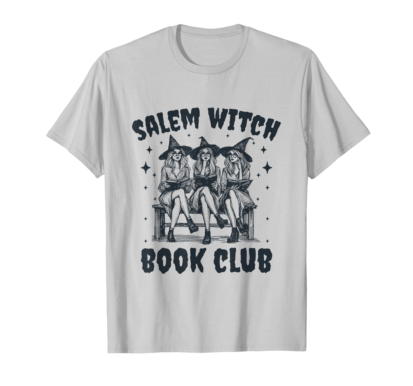Salem Witch Book Club Retro Witches Reading T-Shirt