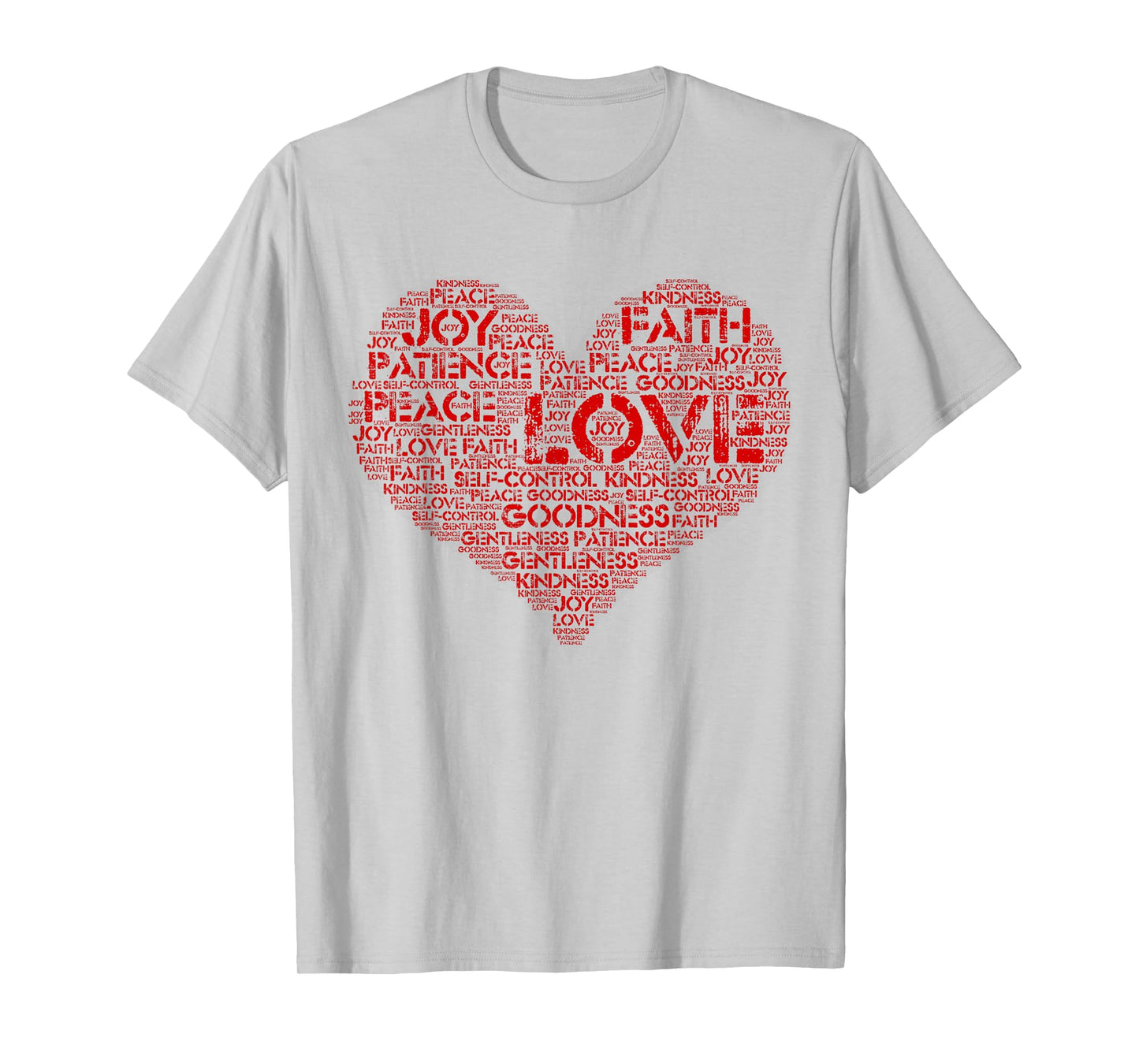 Christian Love Heart, Fruit of the Spirit gift Faith T-Shirt