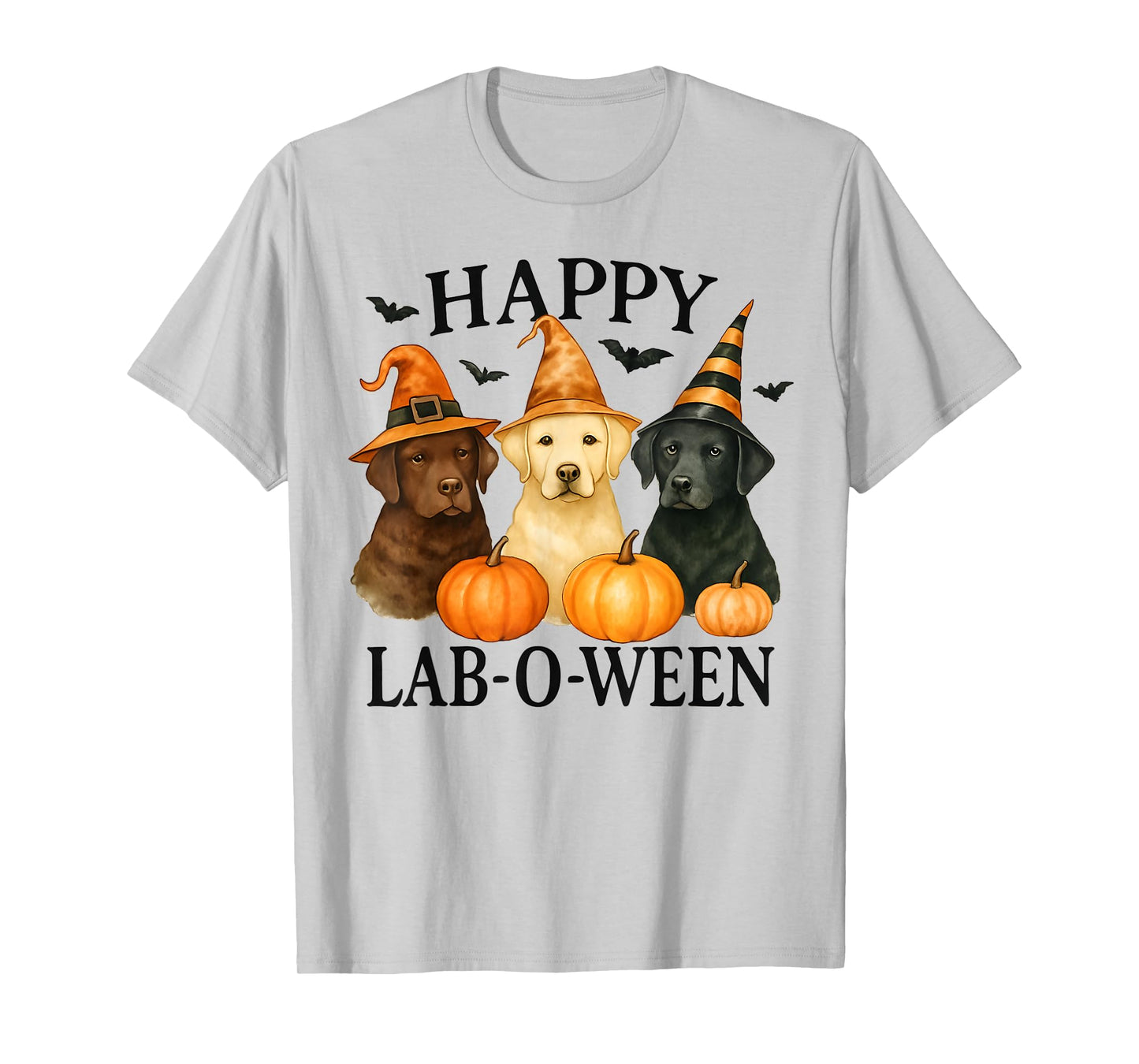 Happy Lab-O-Ween Labrador Halloween Dog Lover Design T-Shirt