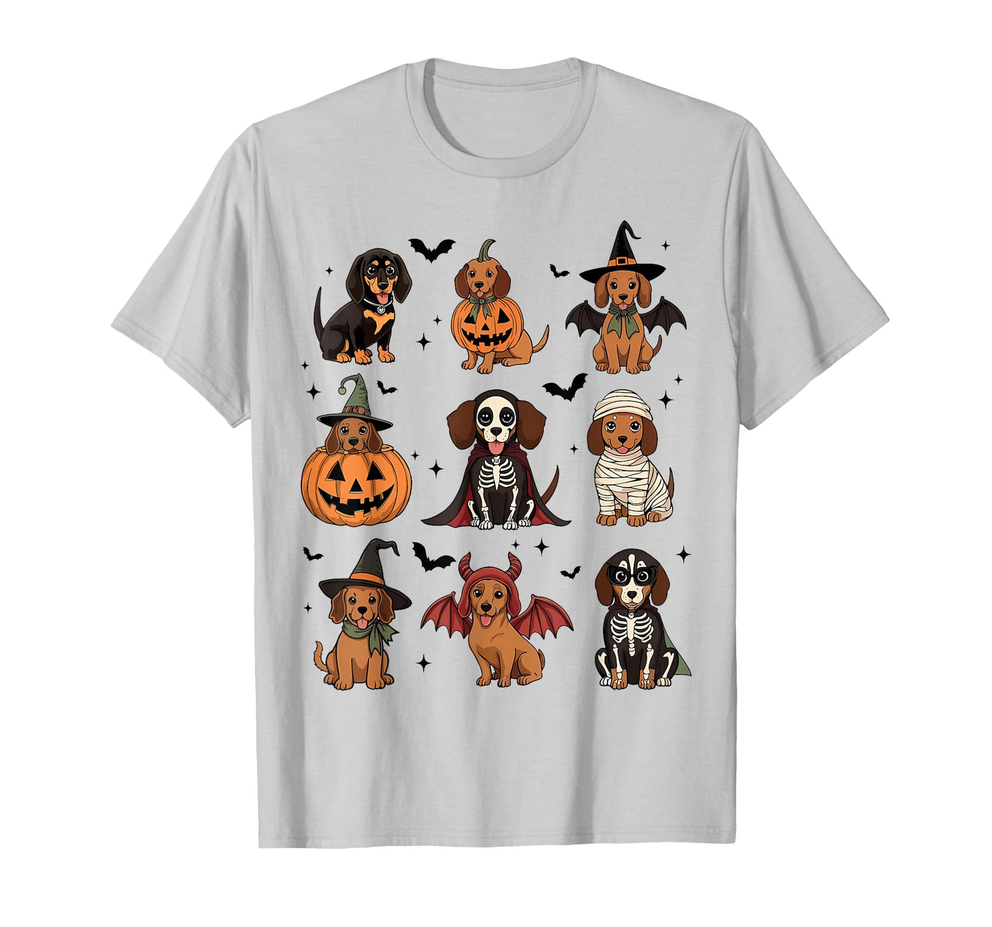 Halloween Witch Dachshund Halloweenie Spooky Weenie Dog Mom T-Shirt