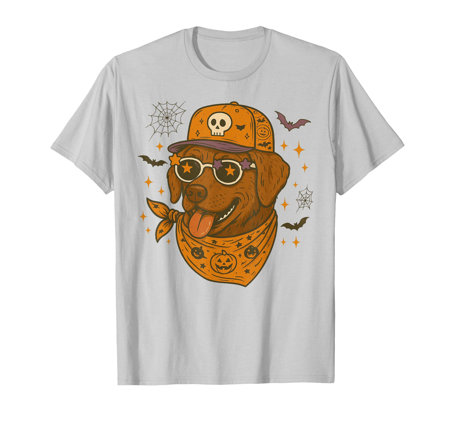 Chesapeake Bay Retriever Lover Dog Mom Halloween Vibes T-Shirt