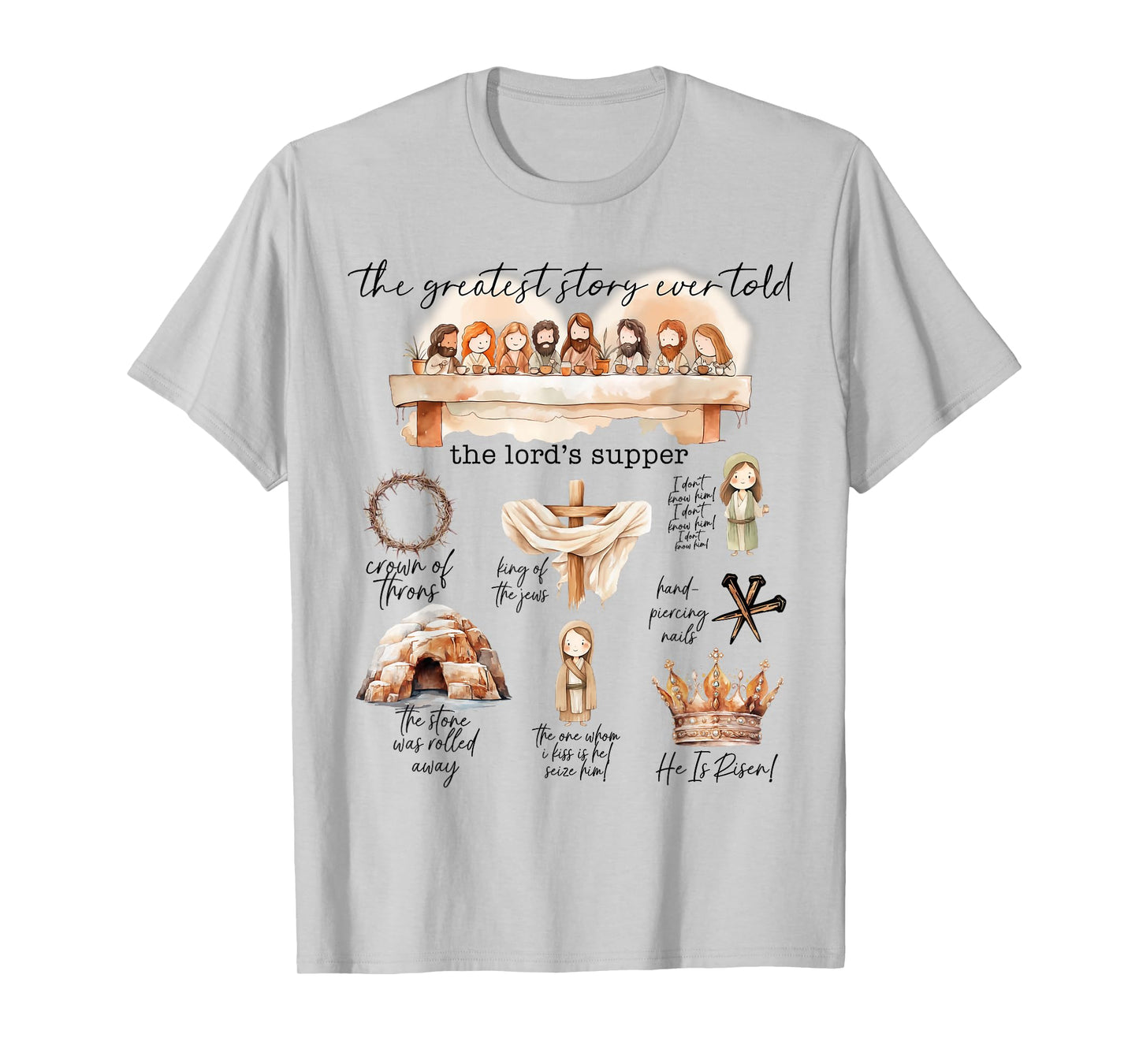 The Greatest Love Story Ever Told Cute Christian Easter Day T-Shirt