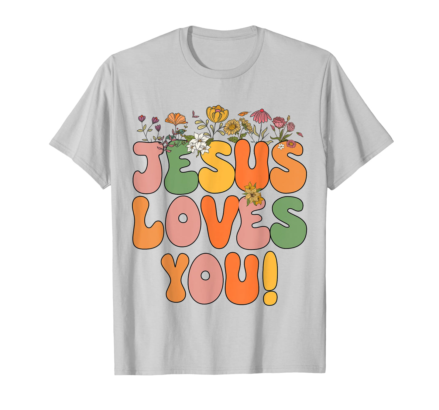 Toddler Jesus Loves You Christian Women Girls I Heart God T-Shirt