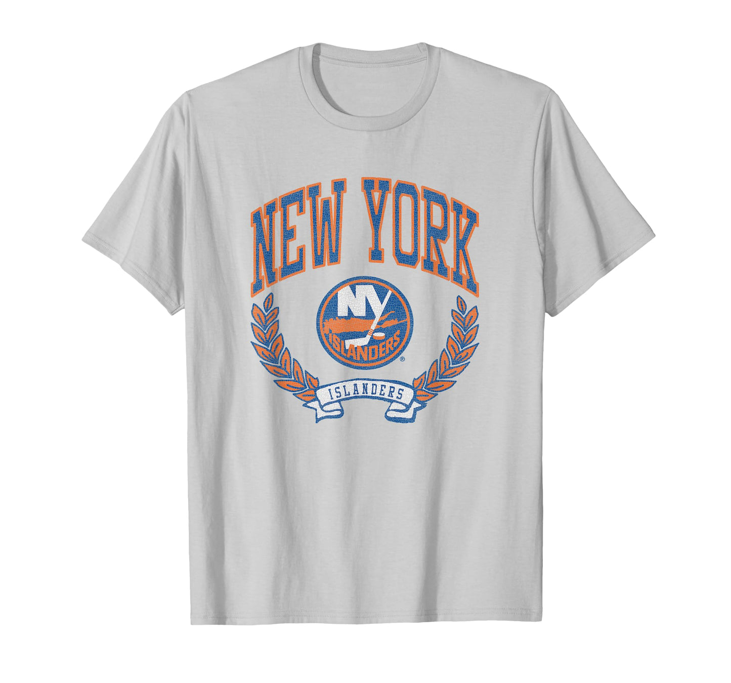 New York Islanders Vintage Victory Gray Officially Licensed T-Shirt