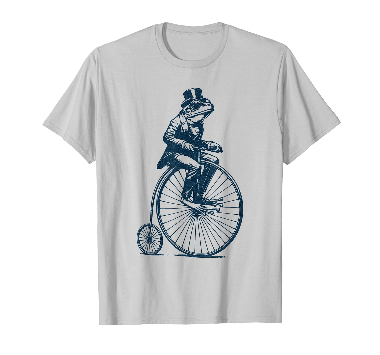 Dapper Frog riding a Vintage Penny-Farthing Bicycle Cyclist T-Shirt