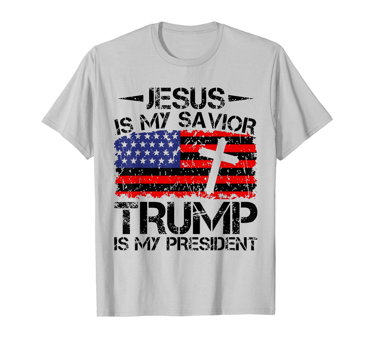 Jesus is my Savior Trump is my President, Trump 2024 T-Shirt