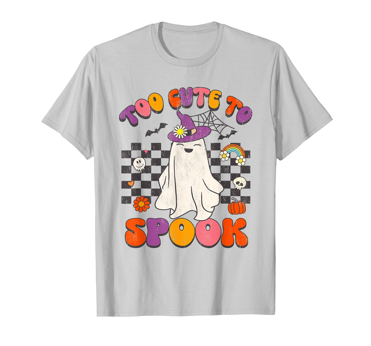 Too Cute to Spook Ghost Halloween T-Shirt