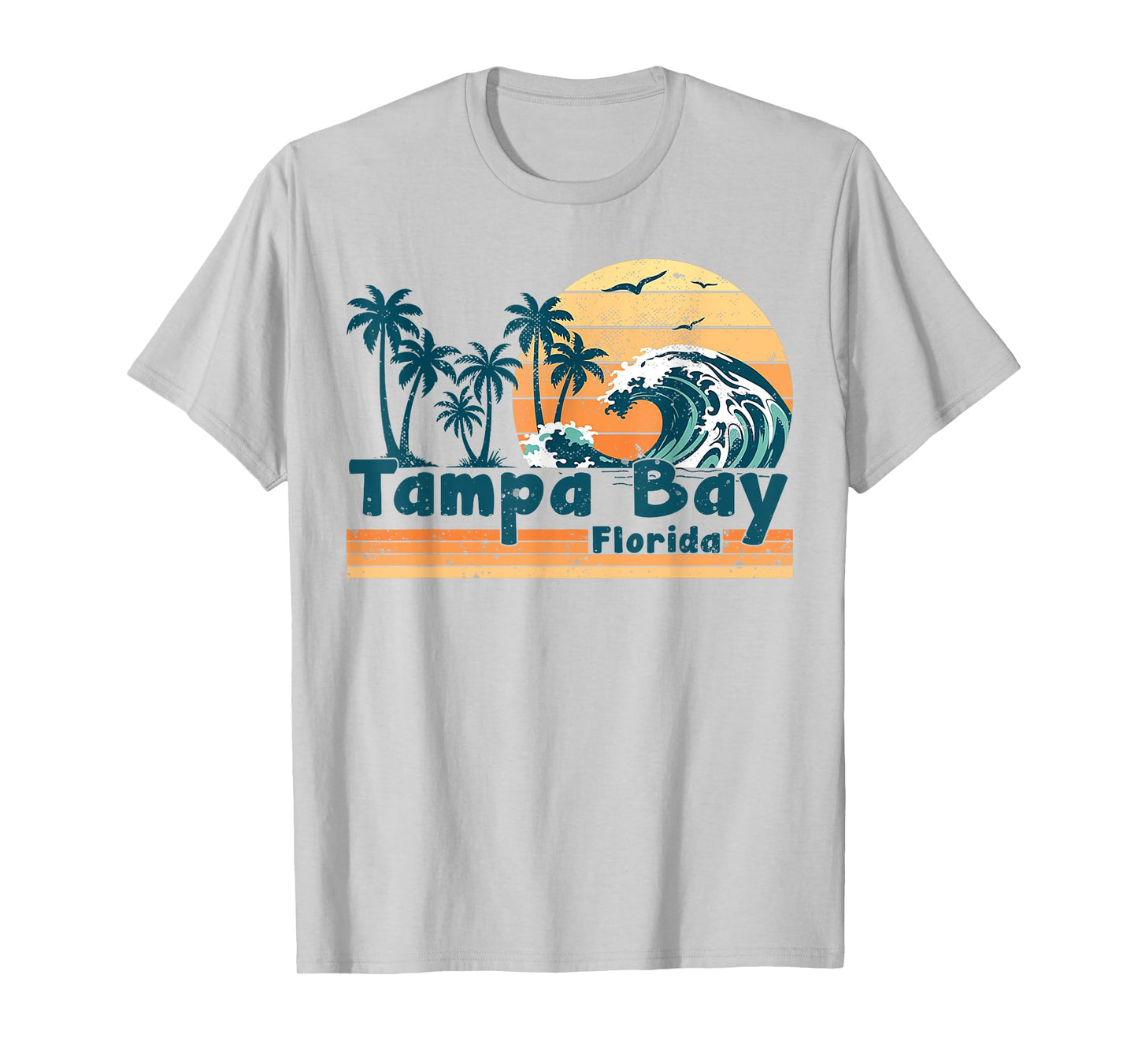 Tampa Bay Florida Beach Vintage Spring Break Vacation Retro T-Shirt