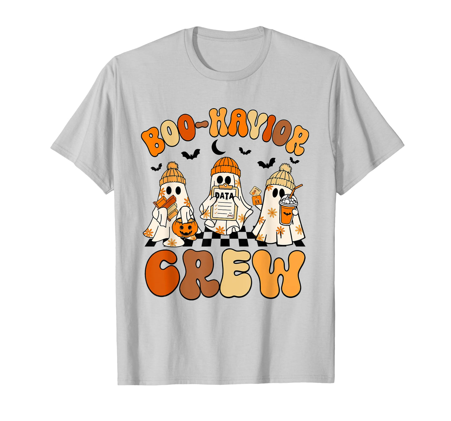 Retro Boo-Havior Crew Behavior Analyst Halloween ABA RBT T-Shirt